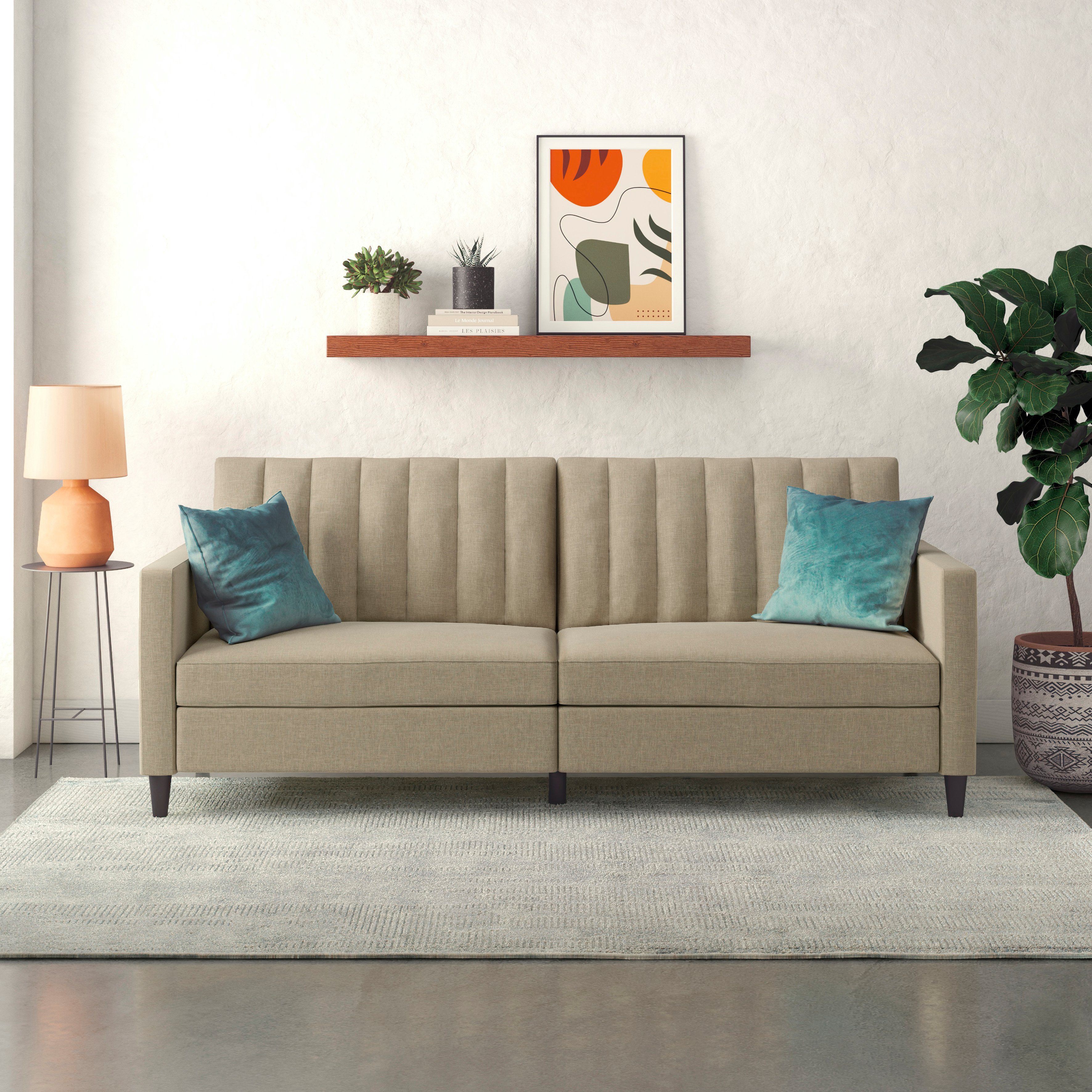 Dorel Home 3-Sitzer "Celine", Rückenlehne 2-teilig und 3-fach verstellbar, günstig online kaufen