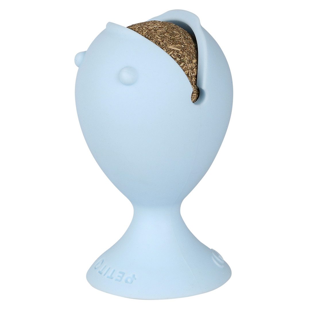 EBI Tierkuscheltier EBI Petit Cat Toy Puffi Farbe: blau