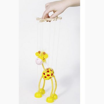 goki Handpuppe Marionette Giraffe (1-tlg), Leicht zu spielende Marionette für Kinder ab 3 Jahren