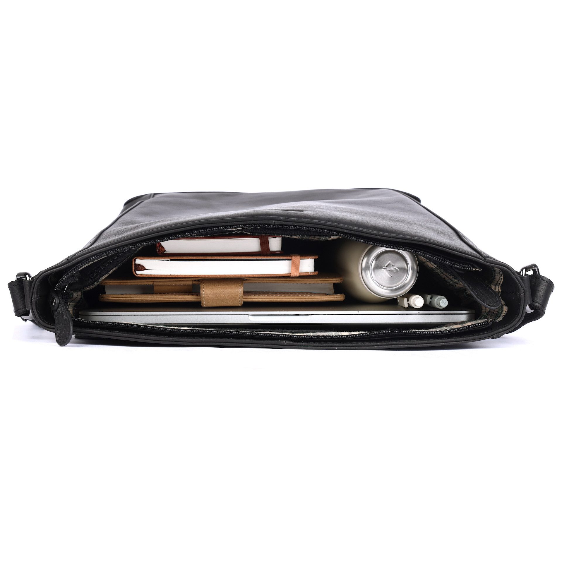 Benthill Umhängetasche Damen Echt Leder Groß Umhängetasche Handtasche Vintage Shopper Tasche, Schultergurt / Umhängegurt Reißverschlussfach