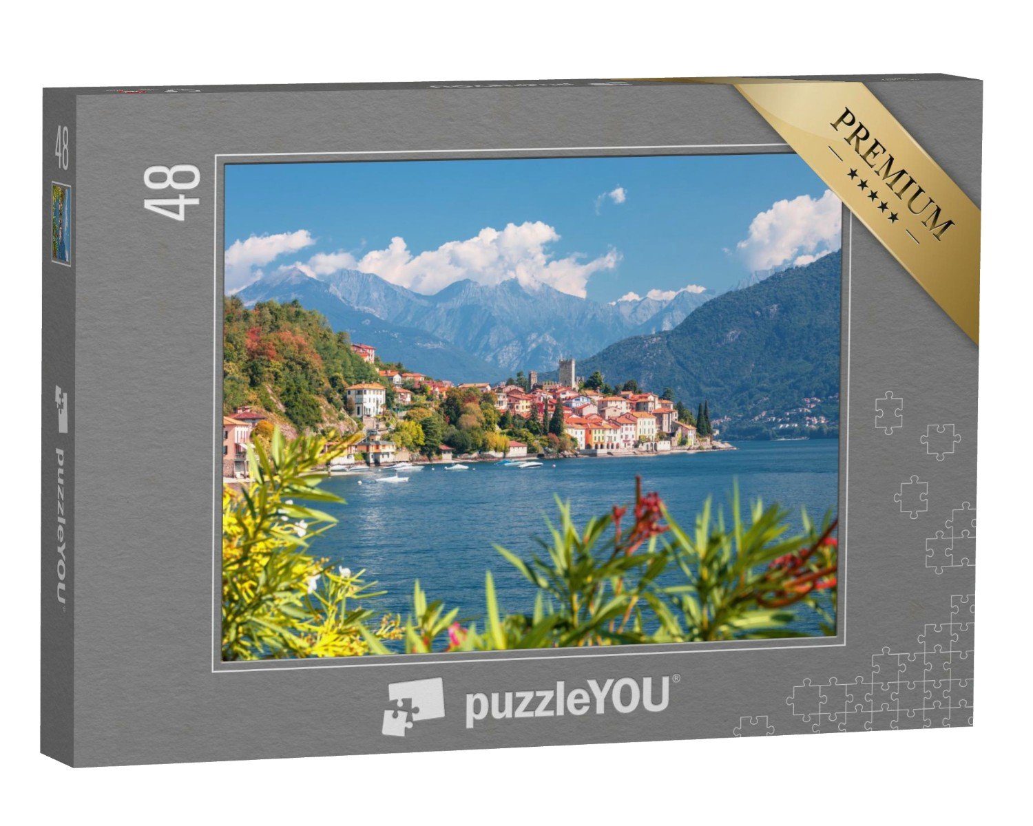puzzleYOU Puzzle Malcesine am Gardasee, Italien, 48 Puzzleteile, puzzleYOU-Kollektionen Gardasee