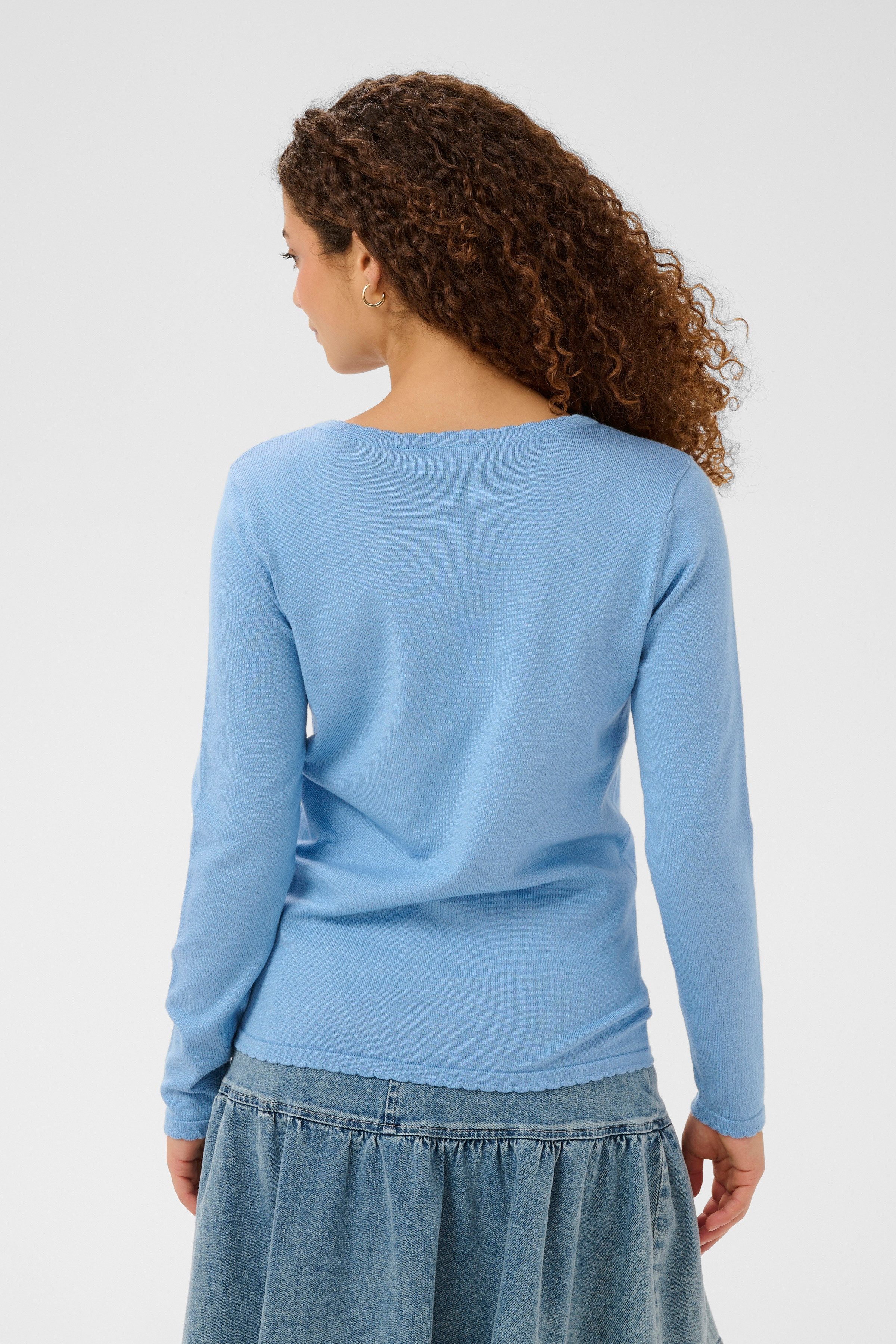 Saint Tropez Strickpullover MilaSZ LS V-Neck Pullover Viskosemischung, Regular fit