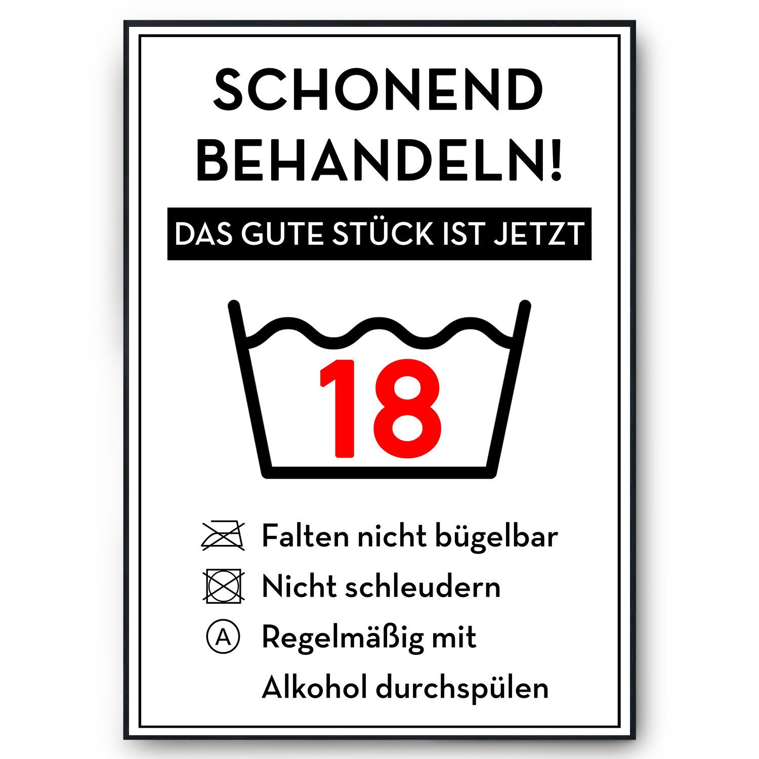 Tigerlino Poster Geburtstag Geschenk Urkunde Lustig günstig online kaufen