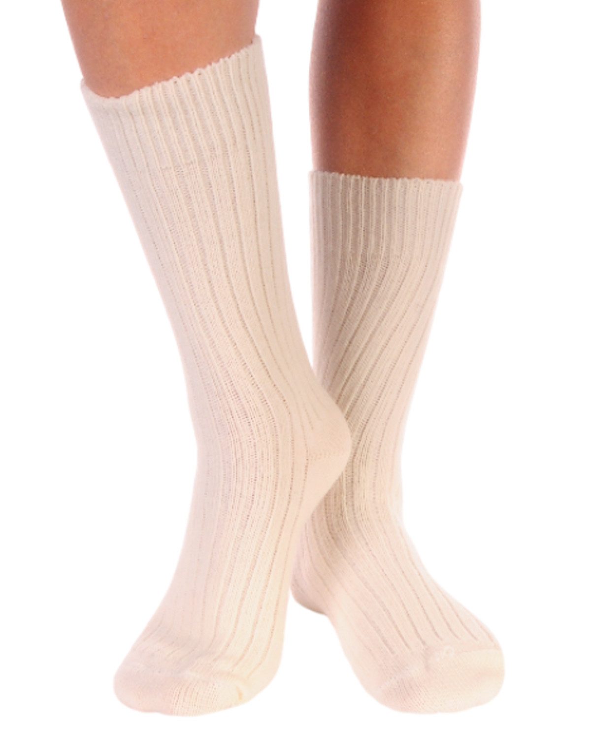 Martinex Термоноски Damen Socken mit Wolle Wintersocken Stricksocken warme Damensocken warm in Creme, Zopfmuster, gestrickt unisex, gerippt
