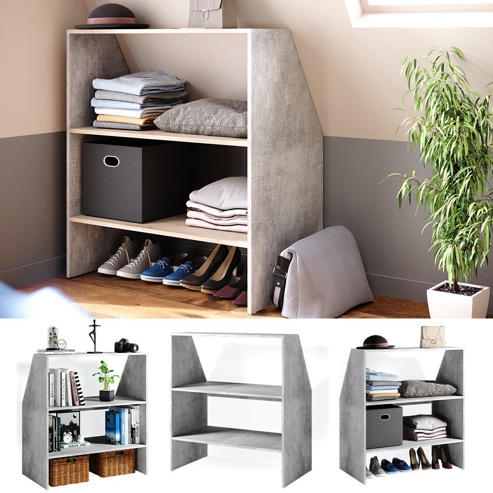 Vicco Regal, Beton, 90 x 100 günstig online kaufen