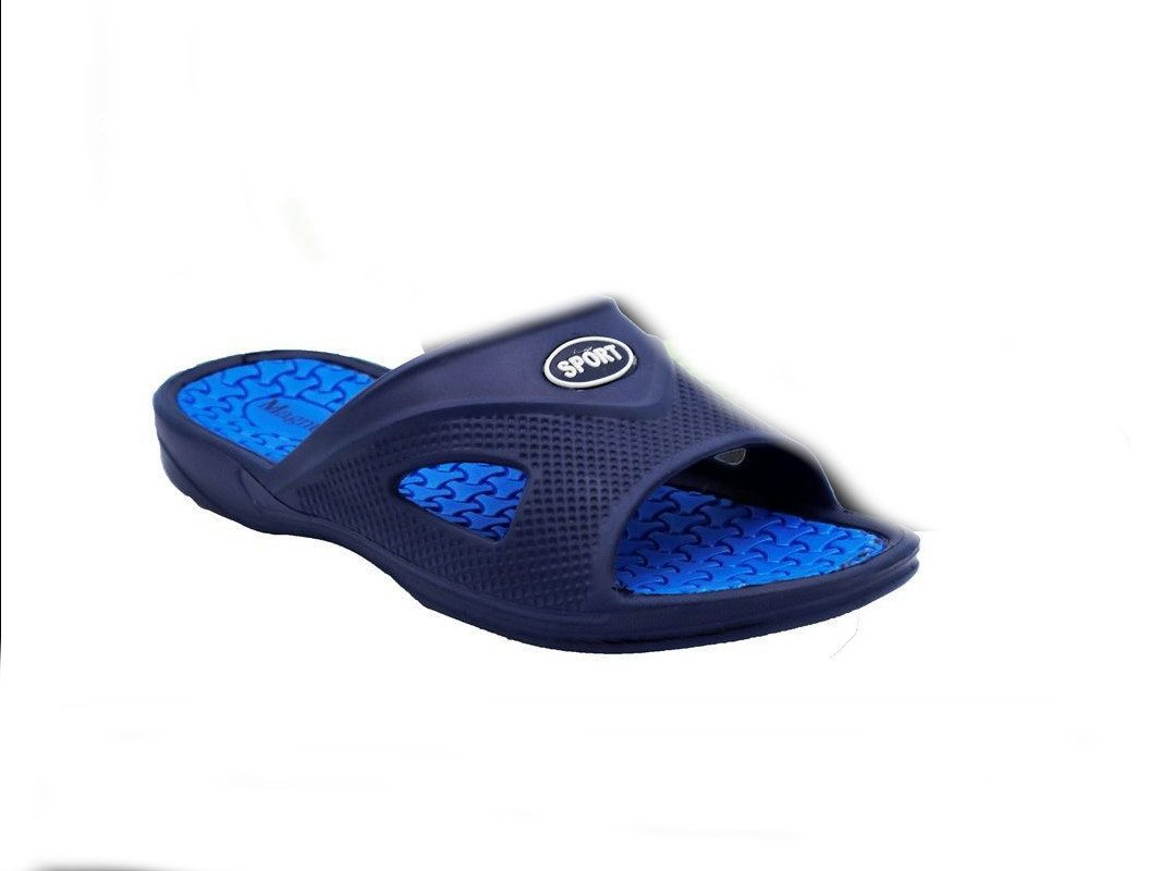 emeco Badelatschen Badepantolette Herren Badeschuhe Saunsaschuhe Badeschlapp Badesandale