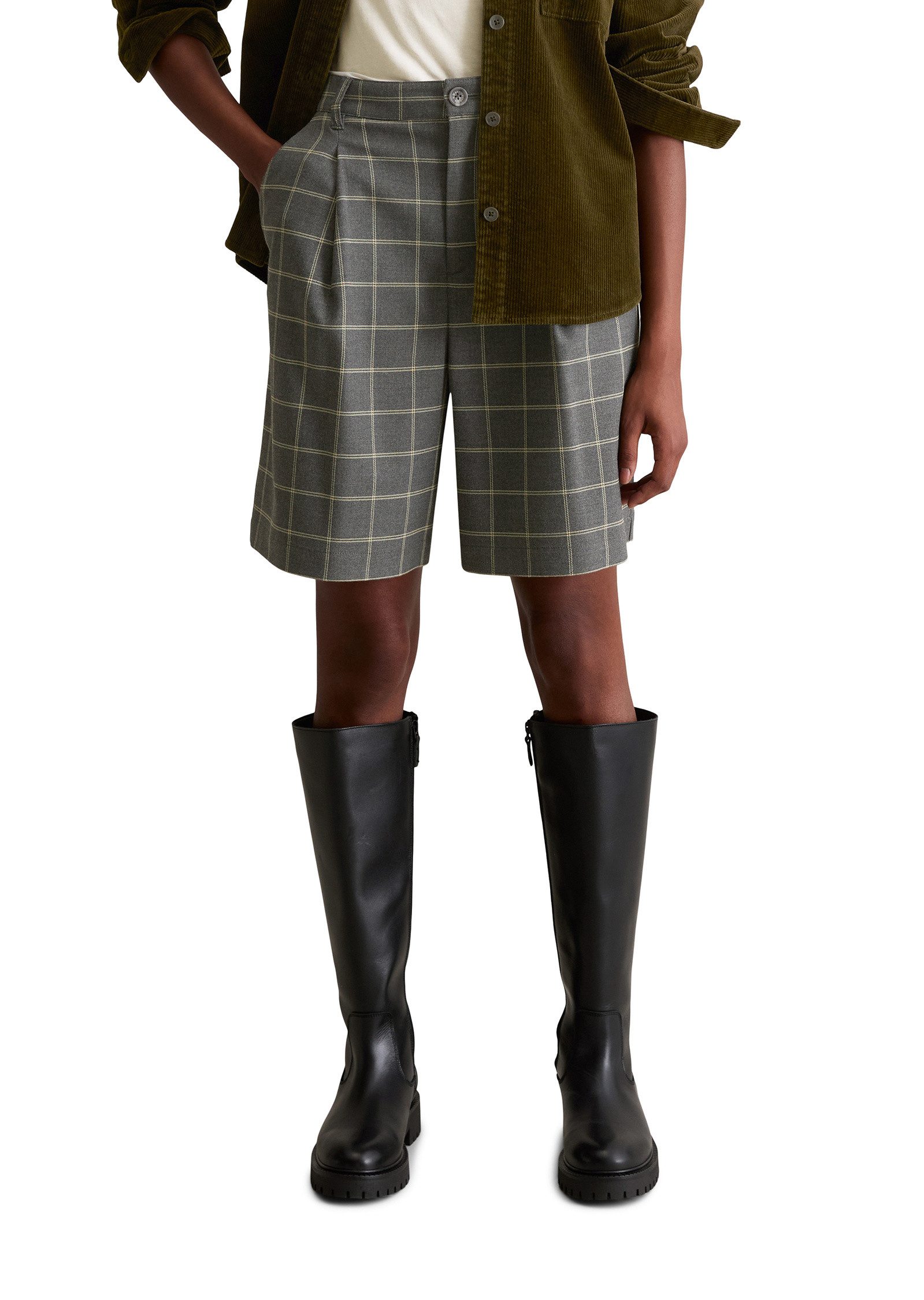 Marc O'Polo DENIM Shorts mit recyceltem Polyester und Viskose günstig online kaufen