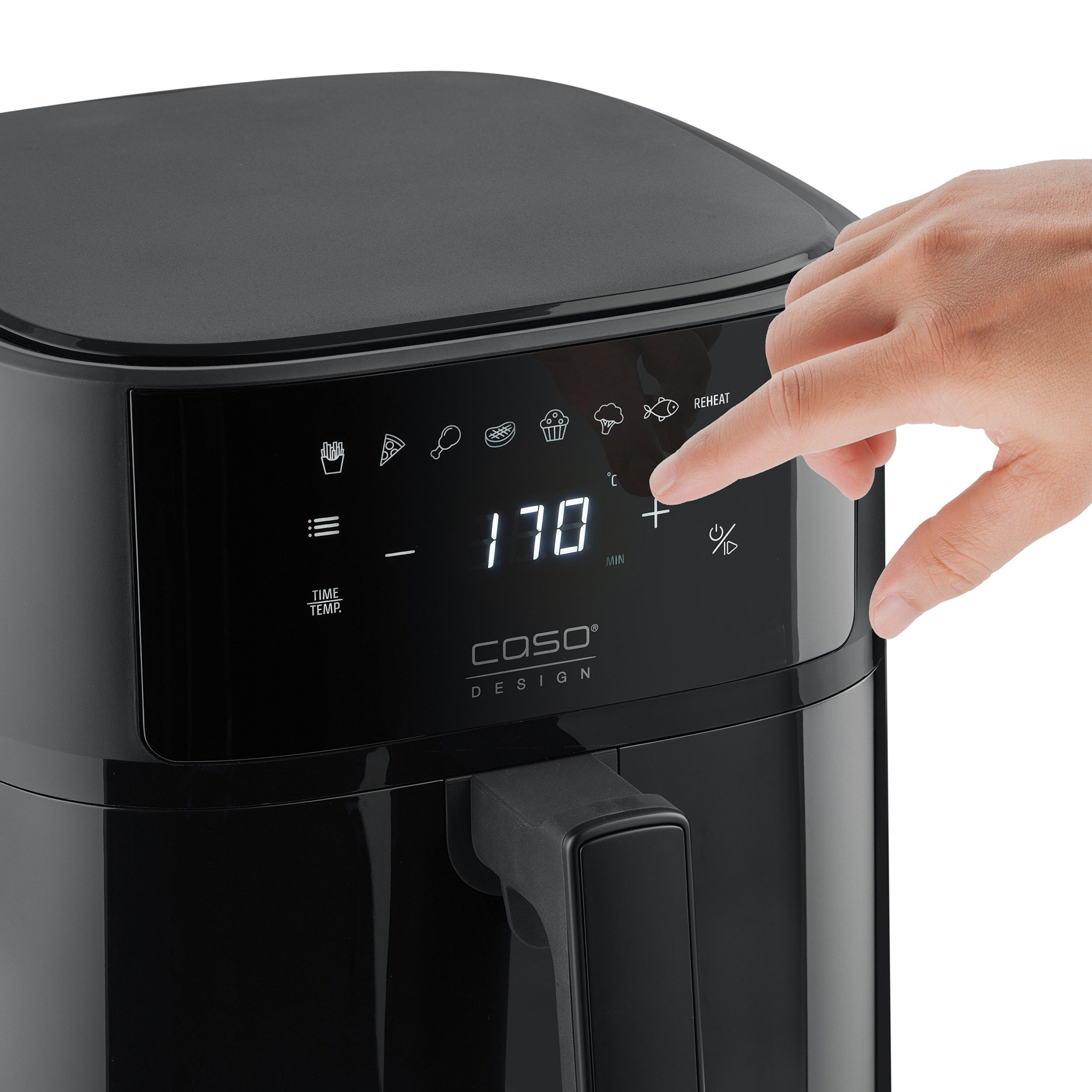 Caso Heißluftfritteuse 3185 Design AirFry 6.0, 1700 W – Bild 3 von 5
