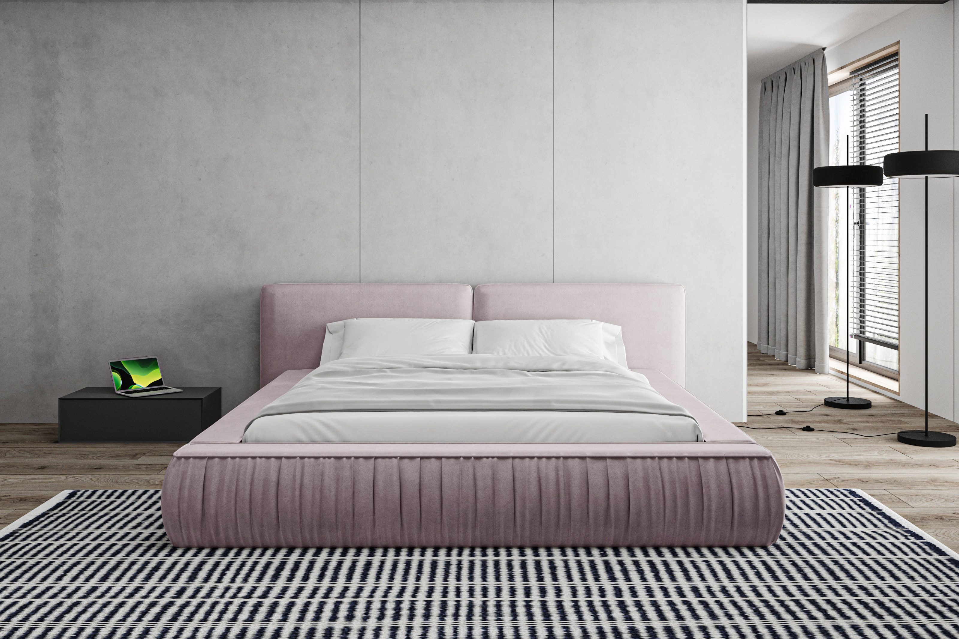 MOEBLO Polsterbett Bett 08 (Doppelbett mit günstig online kaufen