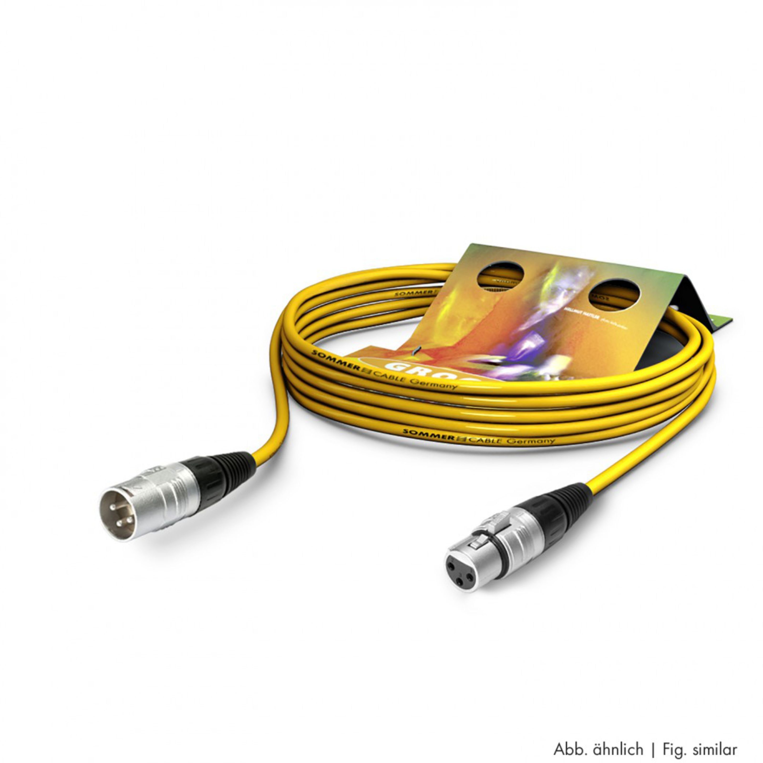 Sommer Cable Audio-Kabel, SGHN-0300-GE Mikrofonkabel 3 m - Mikrofonkabel