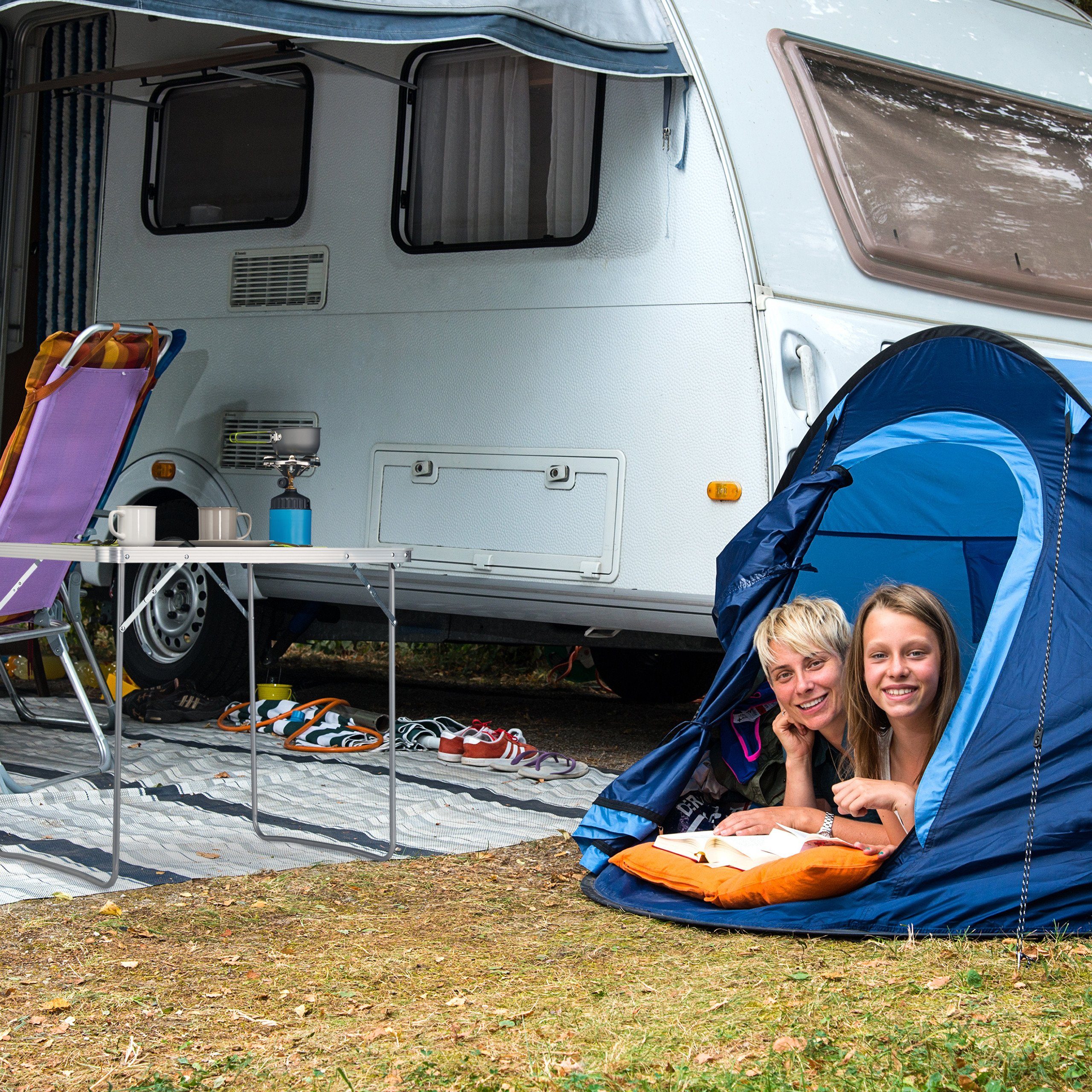 relaxdays Campingtisch klappbar