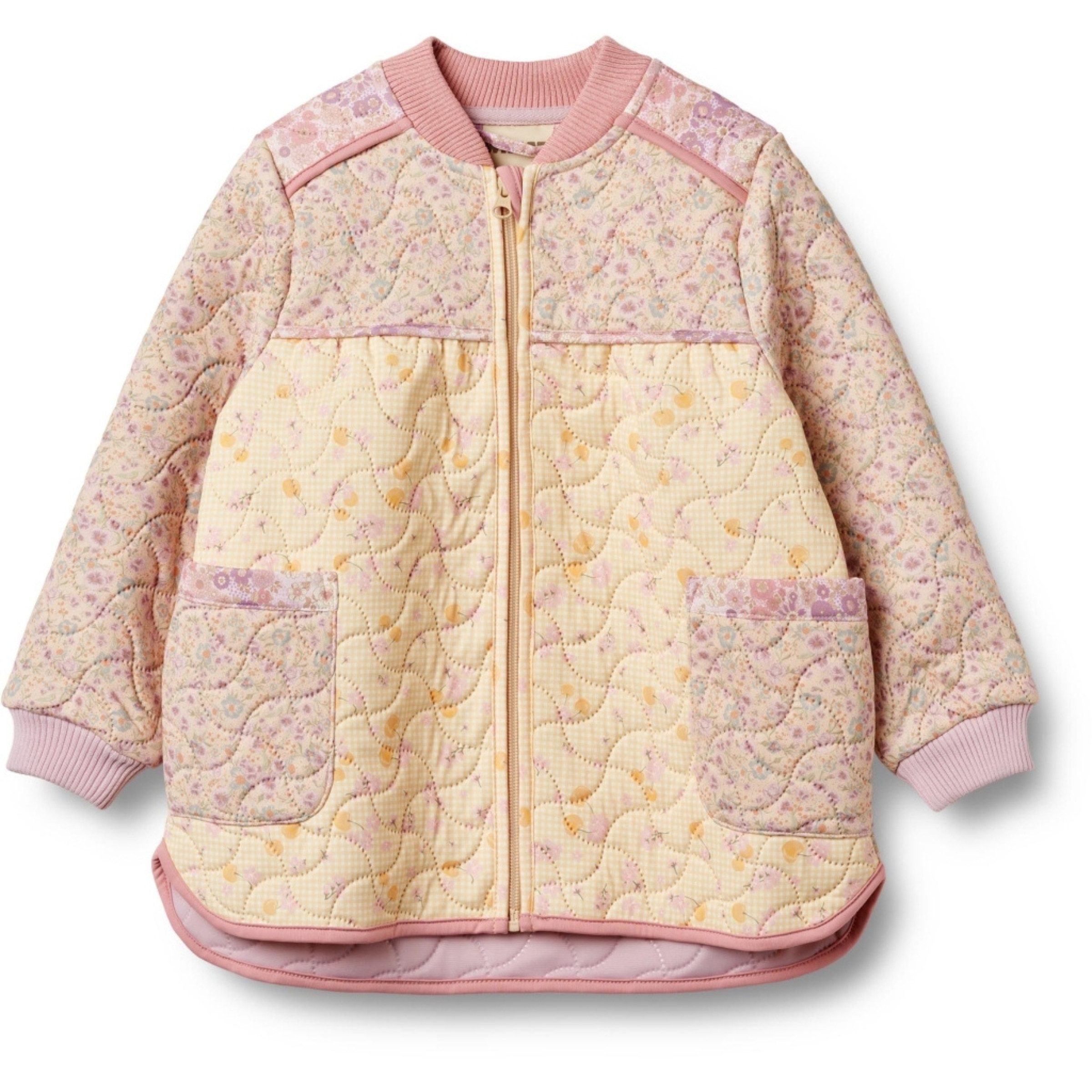 WHEAT Steppjacke Wheat Thermo Jacket Liv Pansies Flowers 110