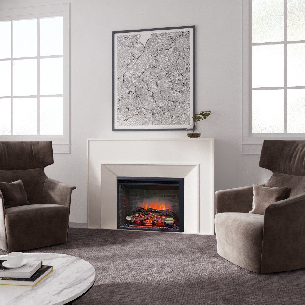 RICHEN Elektrokamin »Calida«, - Einbaukamin Mit Heizung, LED