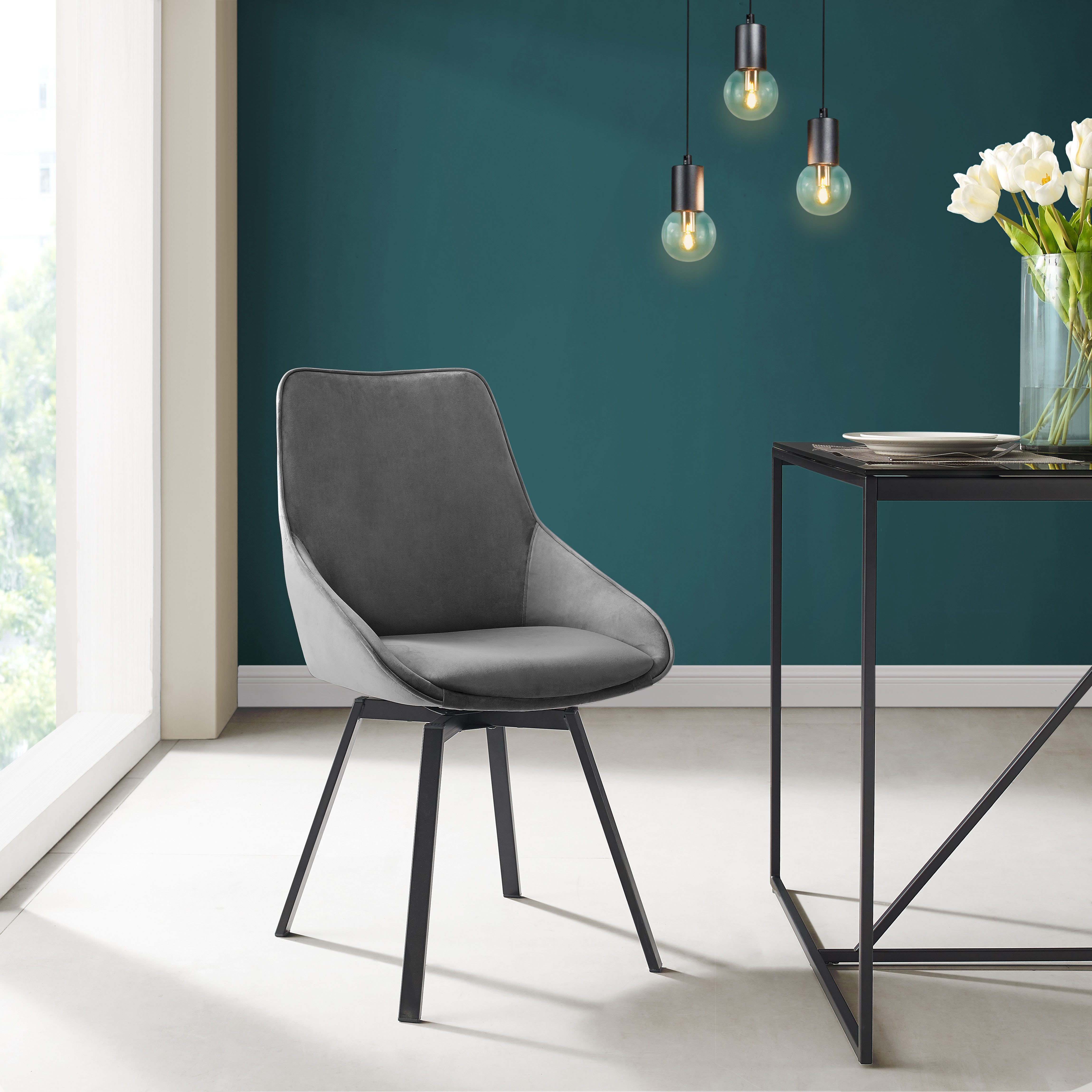 OTTO home Esszimmerstuhl Merisa, Polsterstuhl, Metallgestell, günstig online kaufen