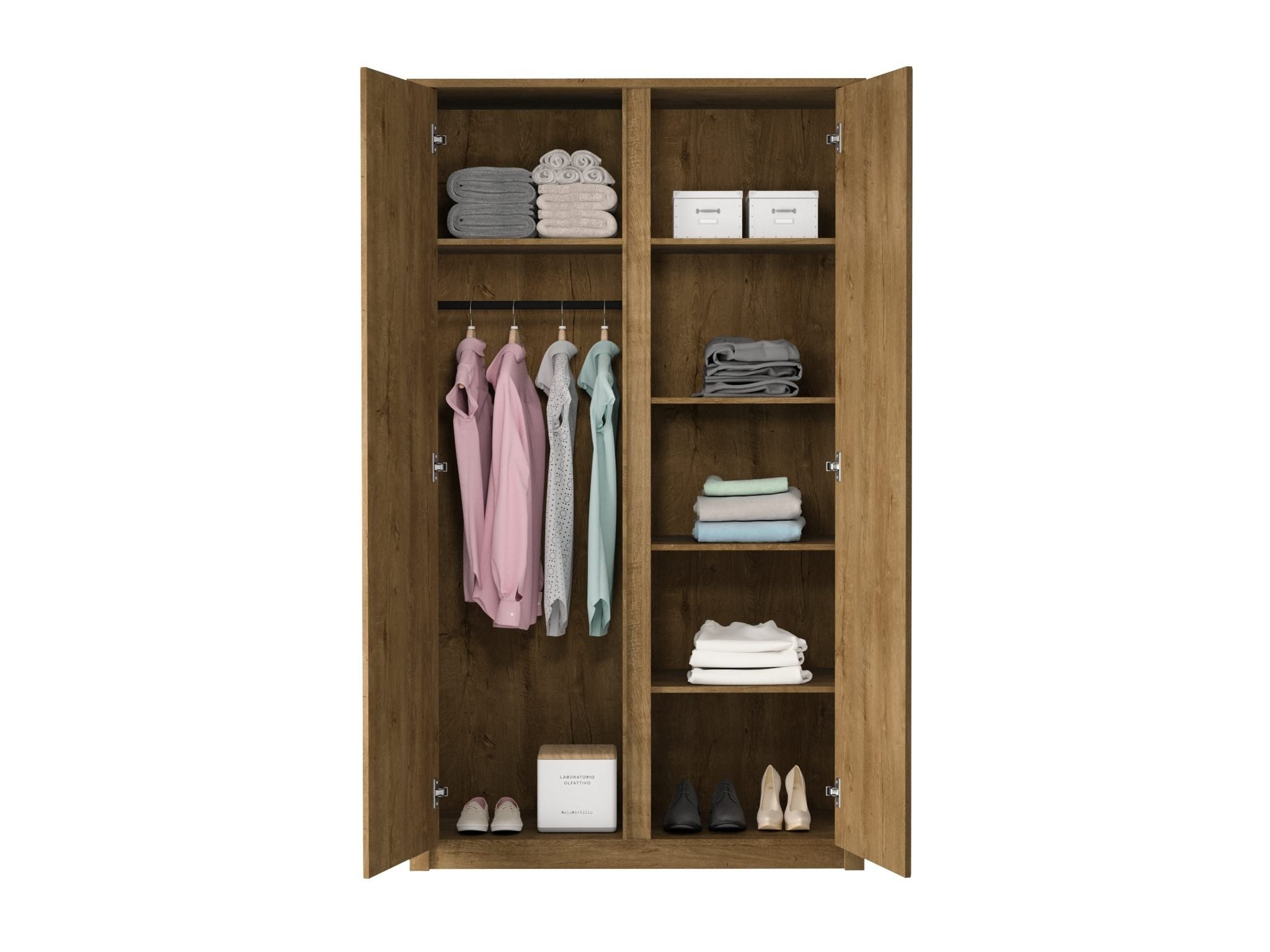 ROYAL24_MARKT Kleiderschrank - Viel Platz für all Ihre Kleidung. (Kleiderschrank, 1-St., Premium - Maxim - Kleiderschrank) Hochwertig – Zeitlos – Perfekt.