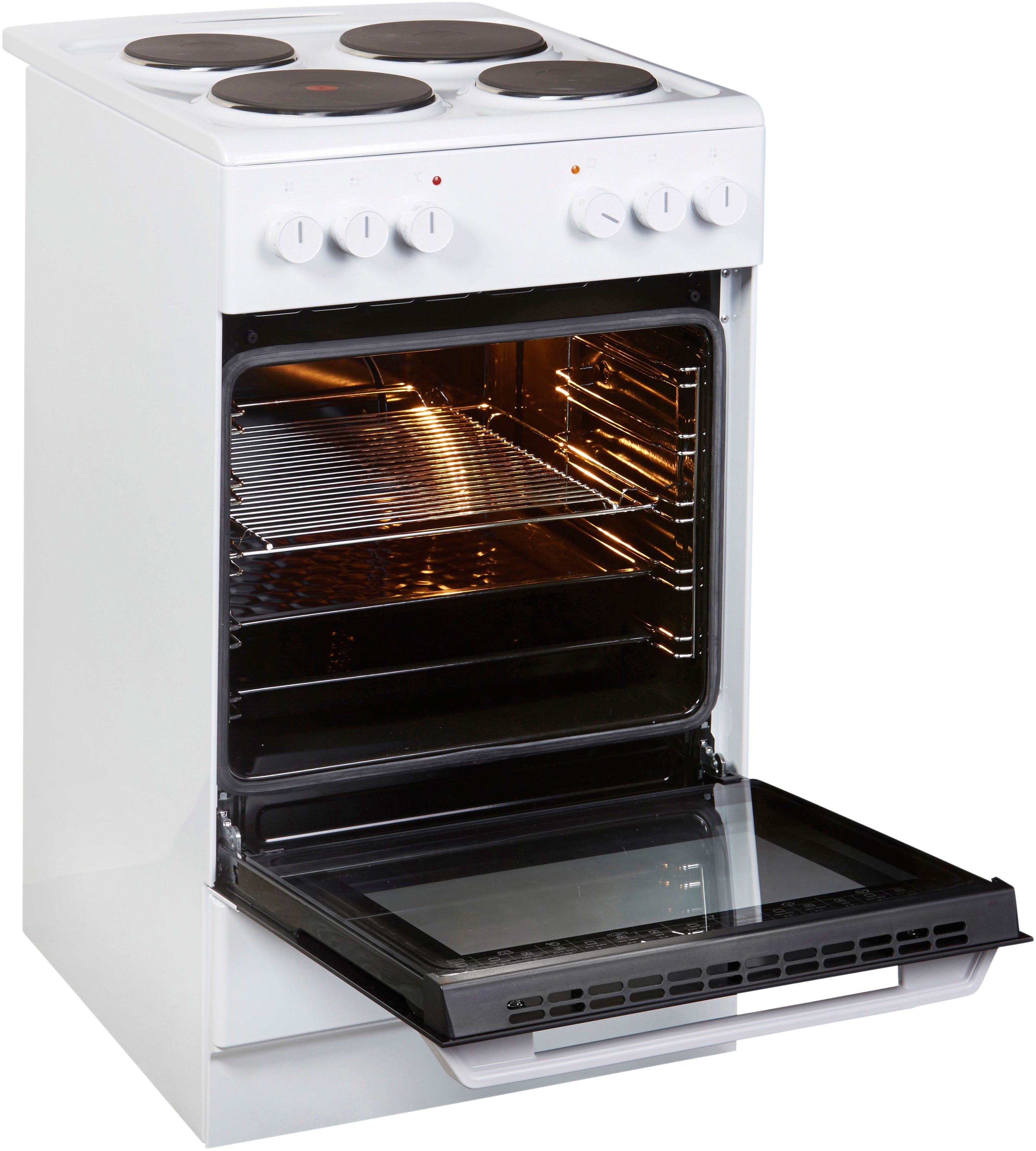 Hanseatic Platten-Standherd 89317732, Simple Steam Reinigungsfunktion