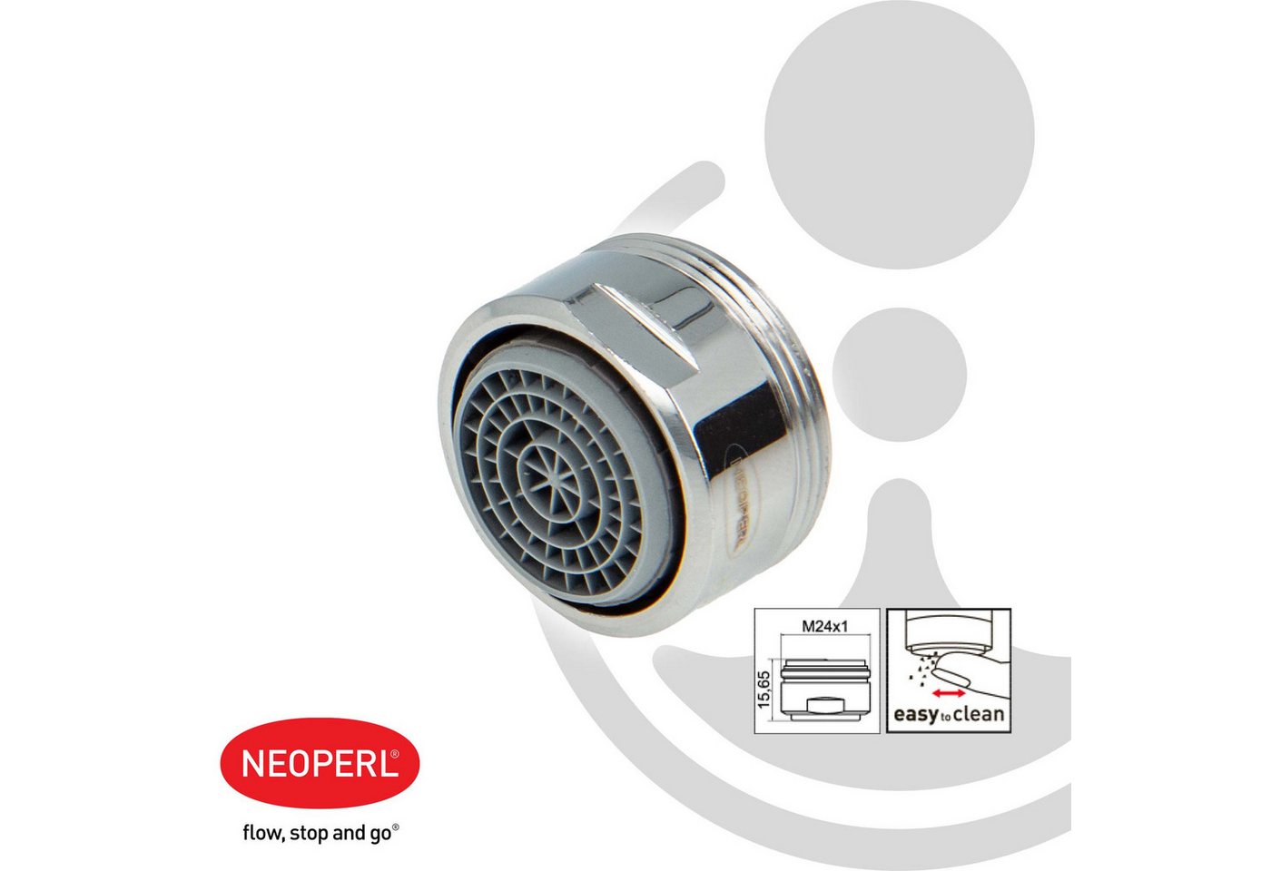 Thumbnail - Neoperl Strahlregler Cascade SLC Eco Spar - Strahlregler M24 x1, 7,5 - 9,0 l/min, bei 3 bar