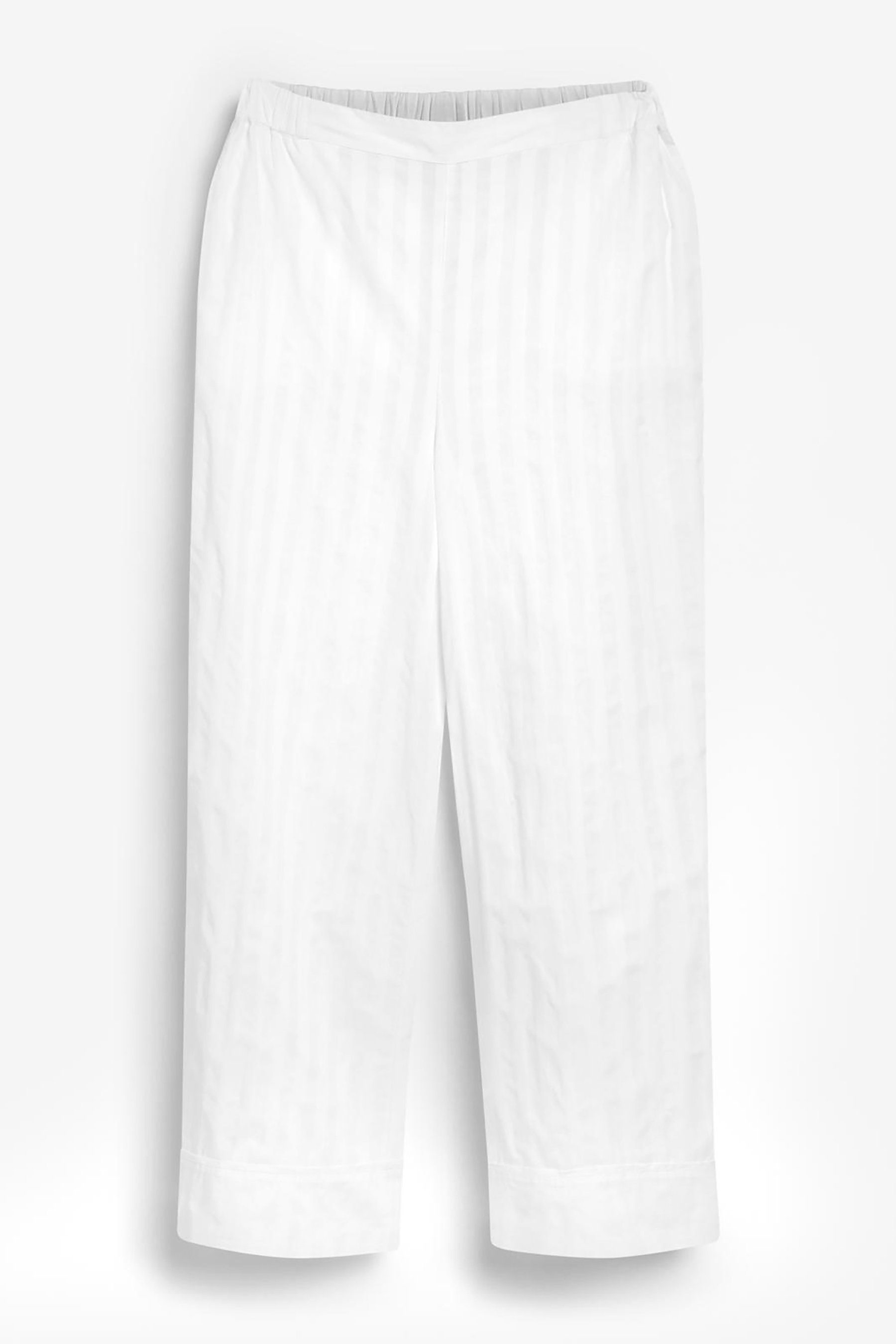 (2 White Baumwolle Collection Pyjama aus tlg) Pyjama-Set Premium Next Luxe
