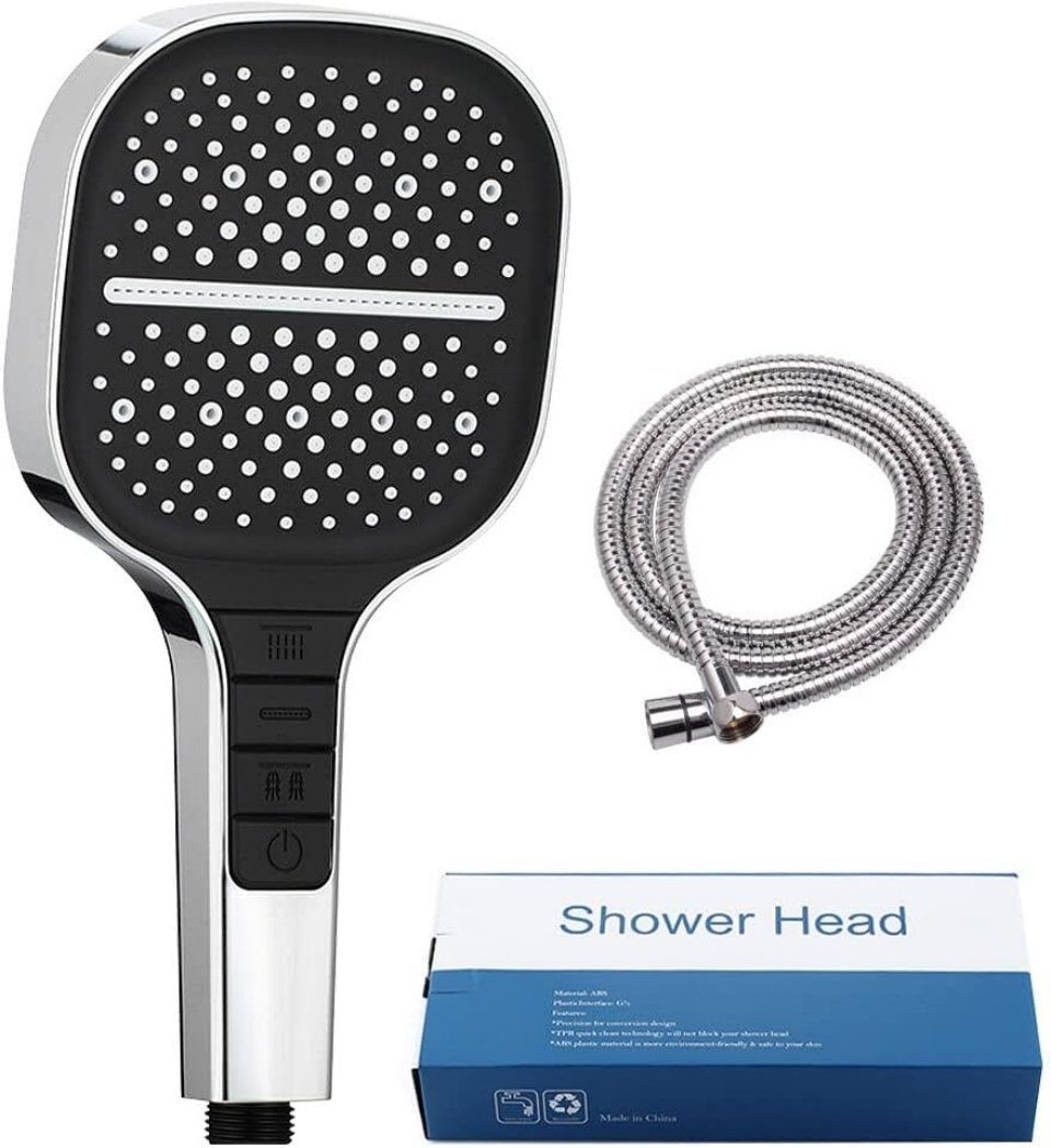 OKWISH Handbrause Duschkopf Sparduschkopf Regendusche, (Brausekopf Duschbra günstig online kaufen
