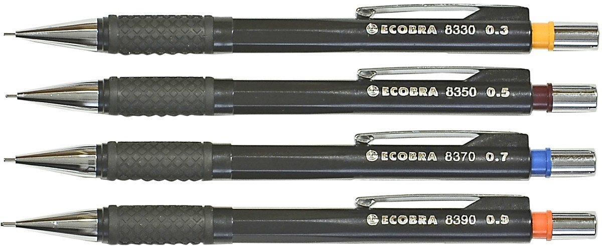 Thumbnail - Bleistift Feinminenstift-Set 0,3/0,5/0,7/0,9 + Feinminen HB.