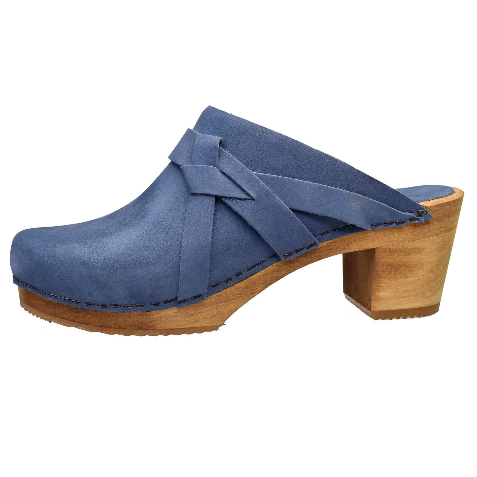 Sanita Wood-Manuella Square Open Clog Dove günstig online kaufen