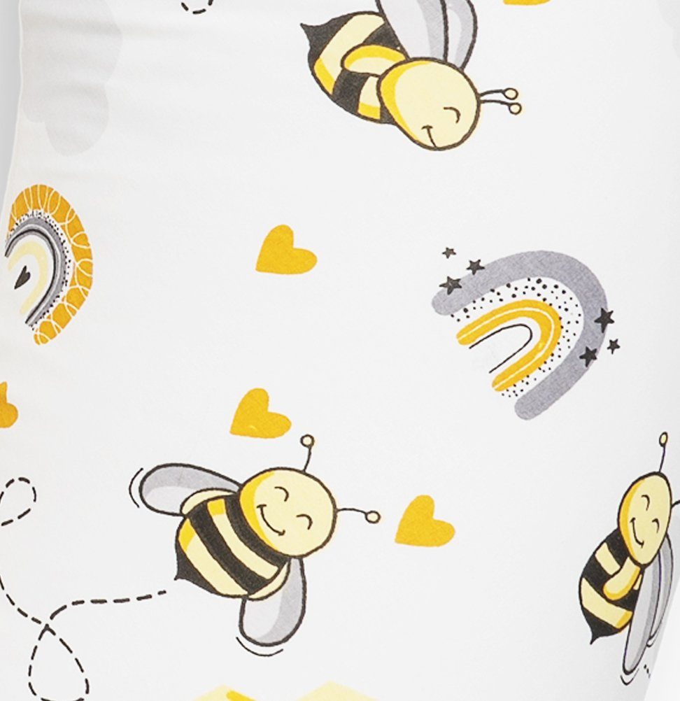 Baumwolle SEI Stillkissen mit Mikroperlen, Schwangerschaftskissen Seitenschläferkissen Bezug Bezug, Babynestchen EPS 100% mit Design