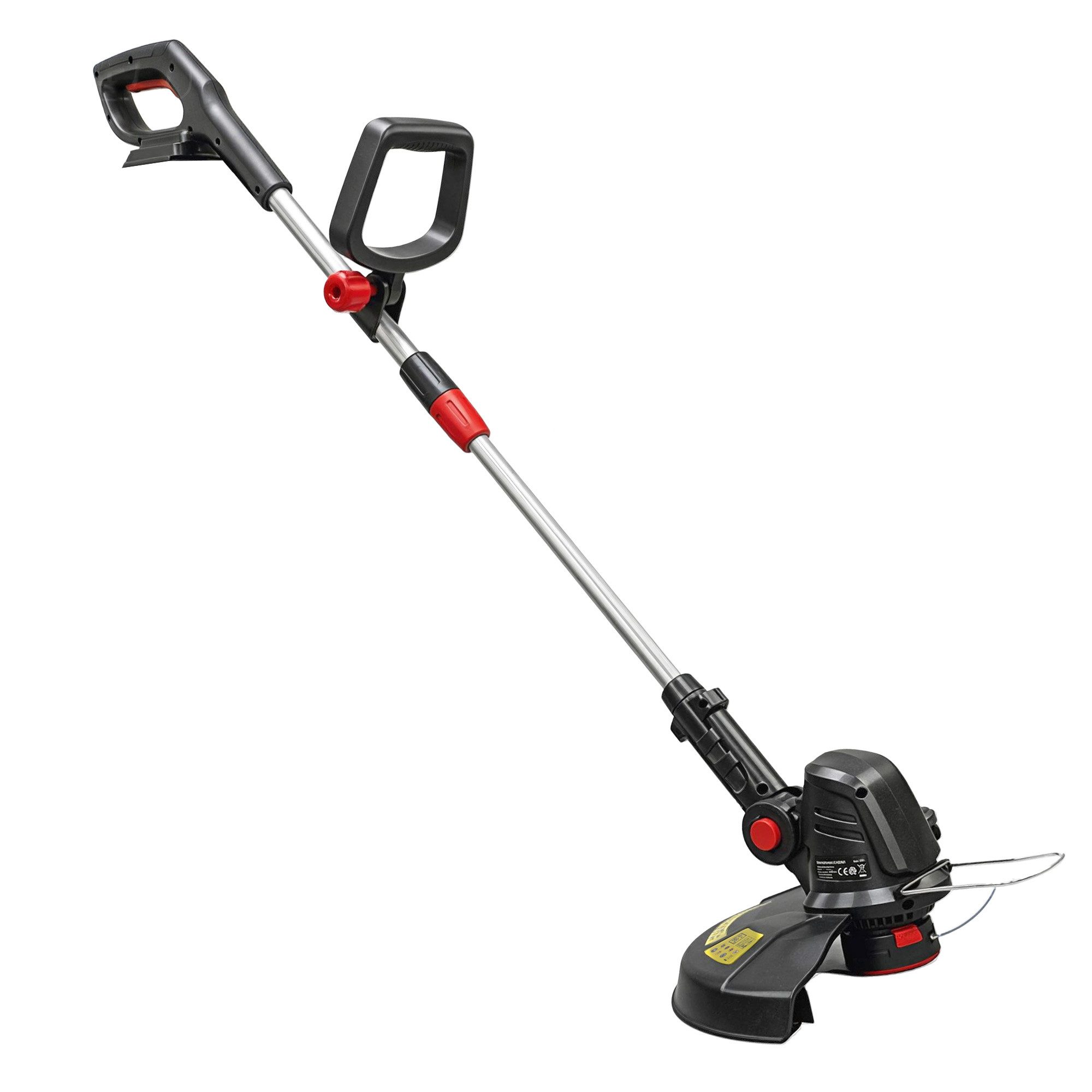Outsunny Akku-Rasentrimmer Freischneider 2-in-1 mit Verstellbarer Griff Rasenkantenschneider, 30 cm Arbeitsbreite Faden, (2-in-1 Freischneider, 21 St., Rasenkantenschneider), für Garten Hof 124 x 36 x 19 cm Silber