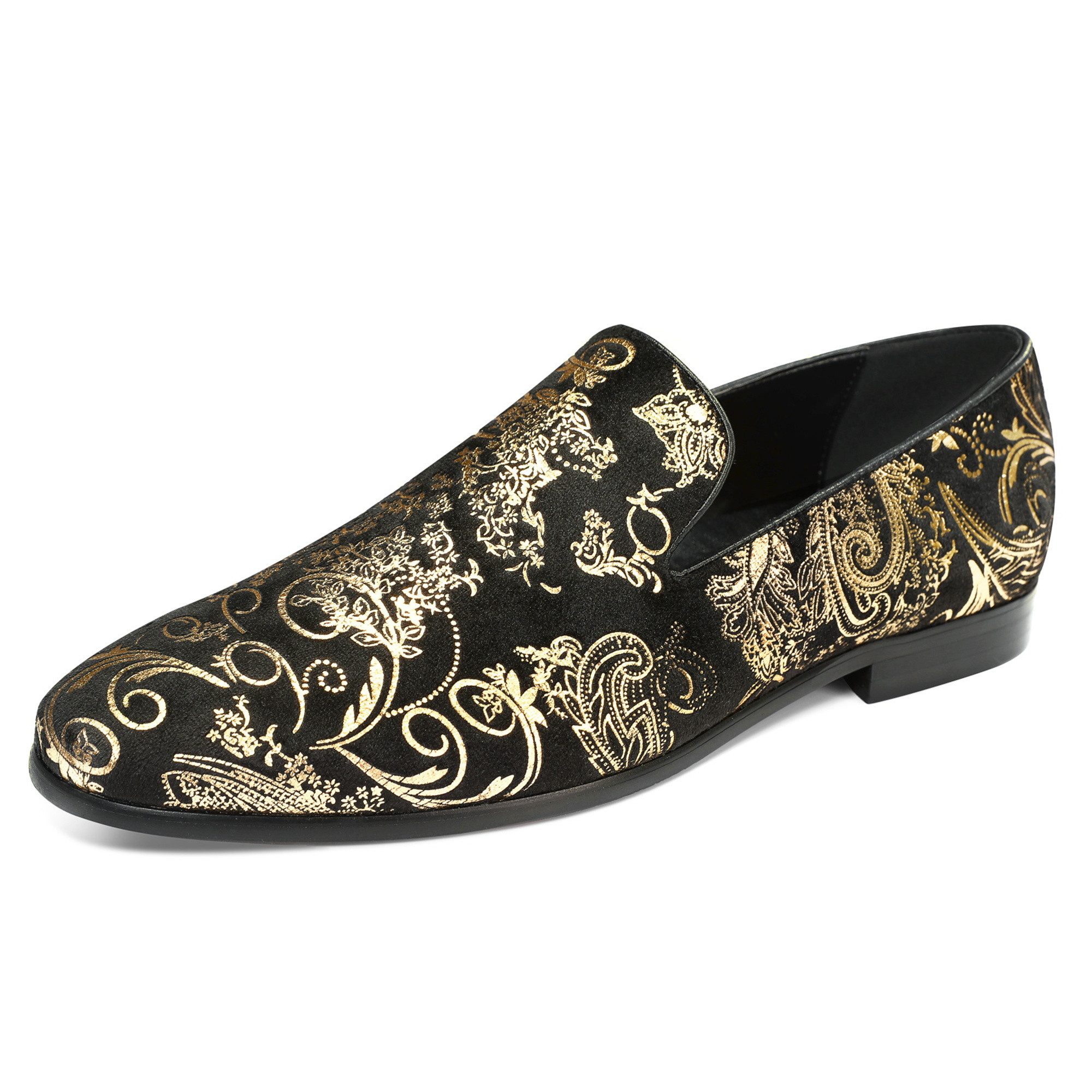 Allthemen Loafer Herren Slipper Pennyloafer mit elegantem Jacquard günstig online kaufen