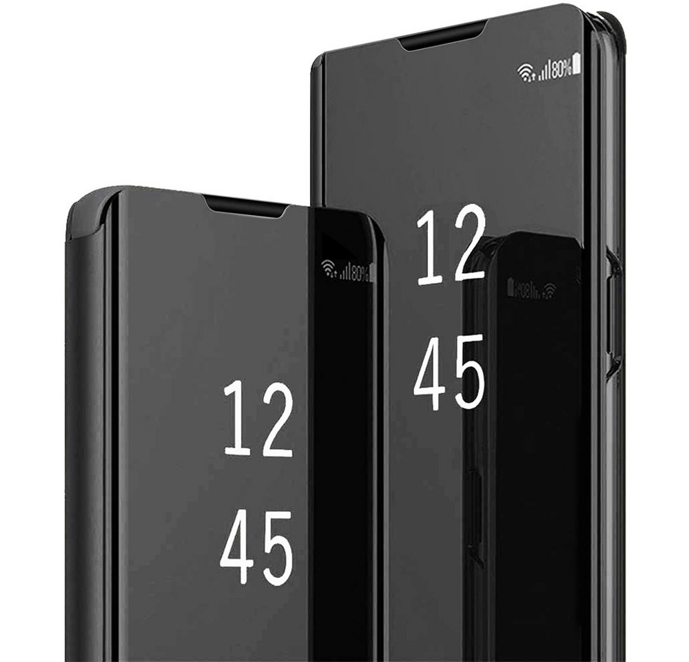 FITSU Handyhülle Handytasche für Samsung Galaxy Hülle Flipcase Spiegel Handyhülle, Hülle für A55, A35, A25, A15, A05s, A54, A53, A52, A51, A17, A37, A57