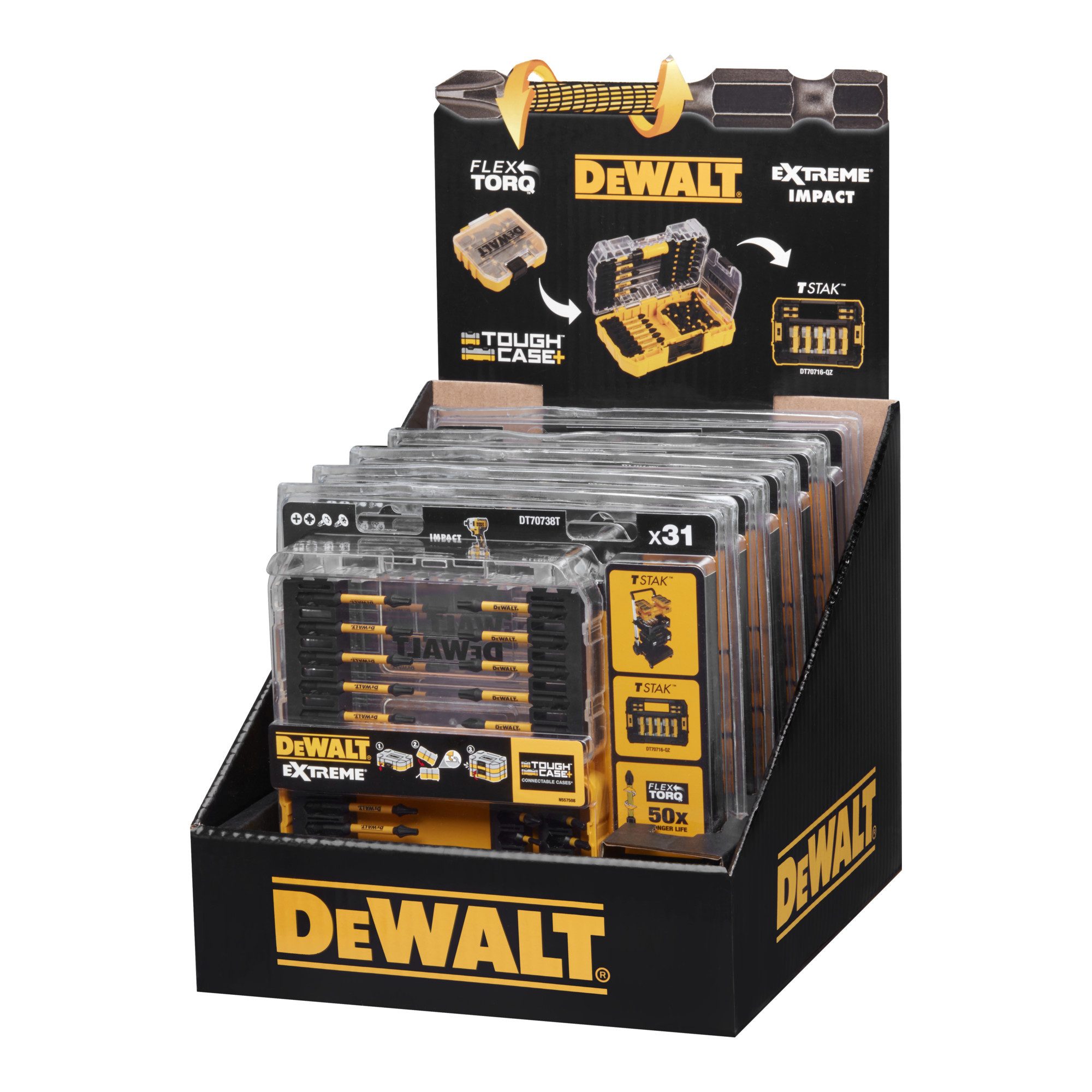 DeWalt Bit-Set DEWALT Bit-Set 31-tlg. schlagf. DT70738T-QZ