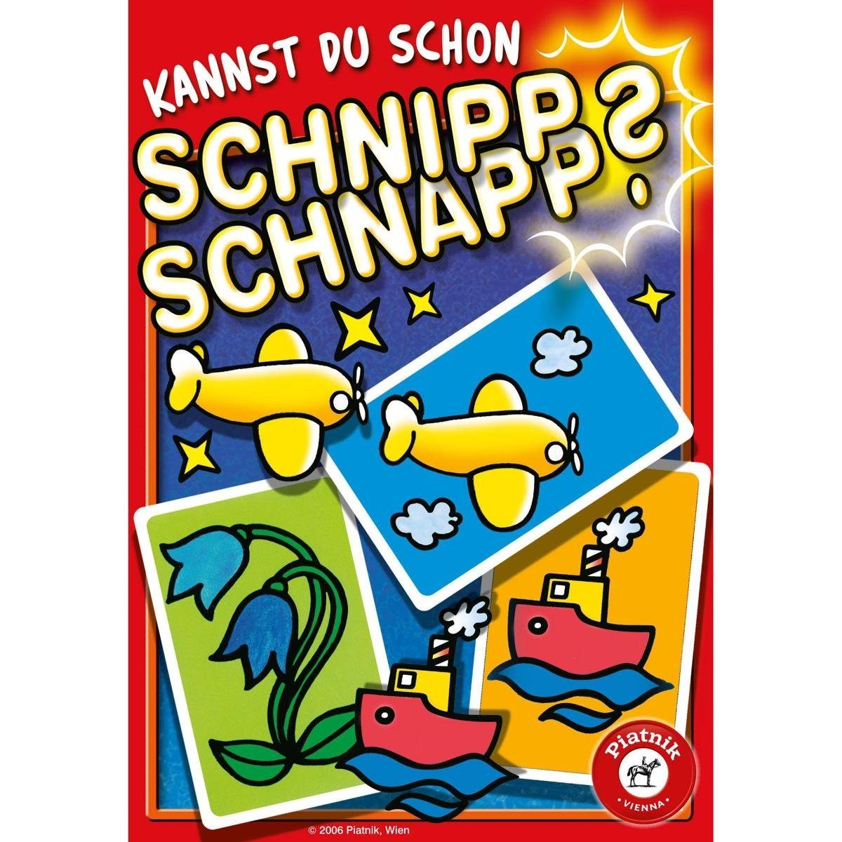 Piatnik Spiel, Familienspiel Kannst du schon Schnipp Schnapp?, für 2-6 Spieler, ab 3..., Kinderspiel