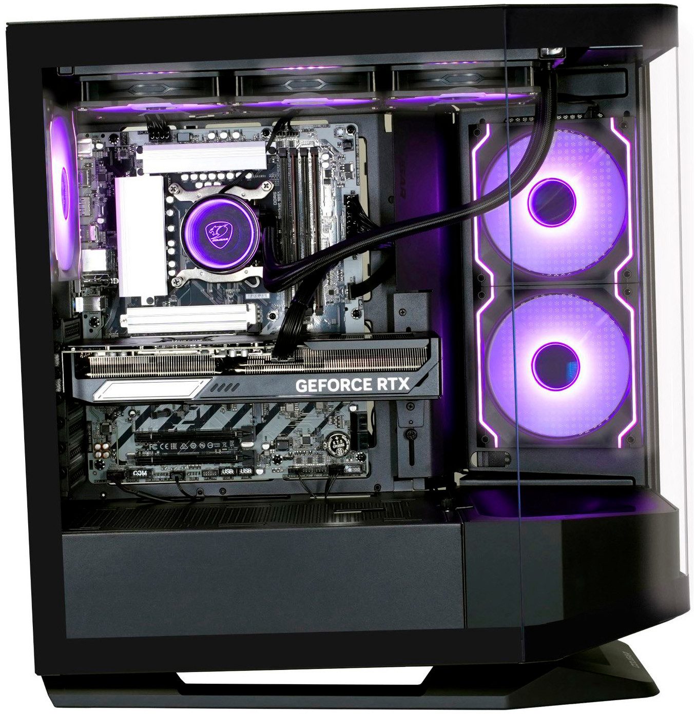 Cougar FV270 BK Intel Core Ultra 5 250KF Plus 32GB DDR5 1TB SSD Gaming-PC (Intel® Core Ultra 5 250KF Plus, RTX 5060 Ti, 32 GB RAM, 1000 GB SSD, Wasserkühlung, Windows 11, DDR5 RAM)
