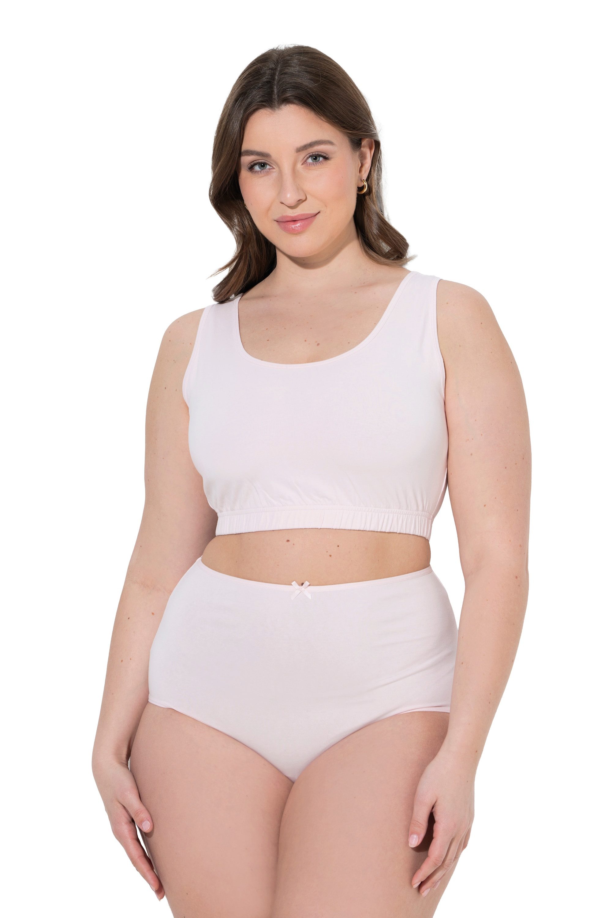 Ulla Popken Bustier Bustiers 2er-Pack Herzen/uni
