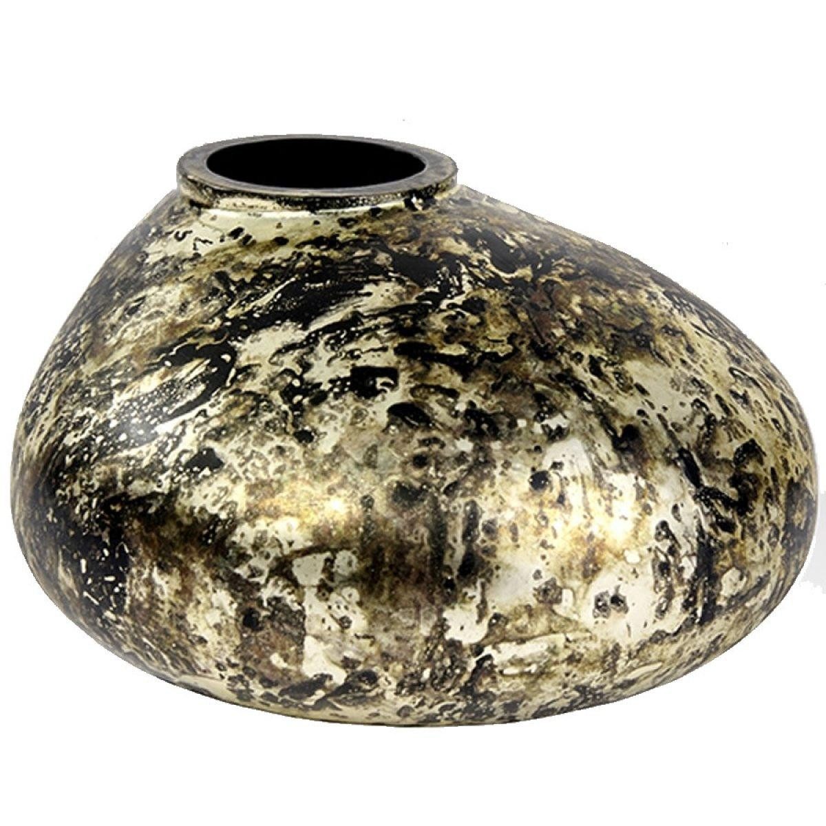 Lambert Dekovase Vase Kala Vintage Silber Glas (15,5cm)