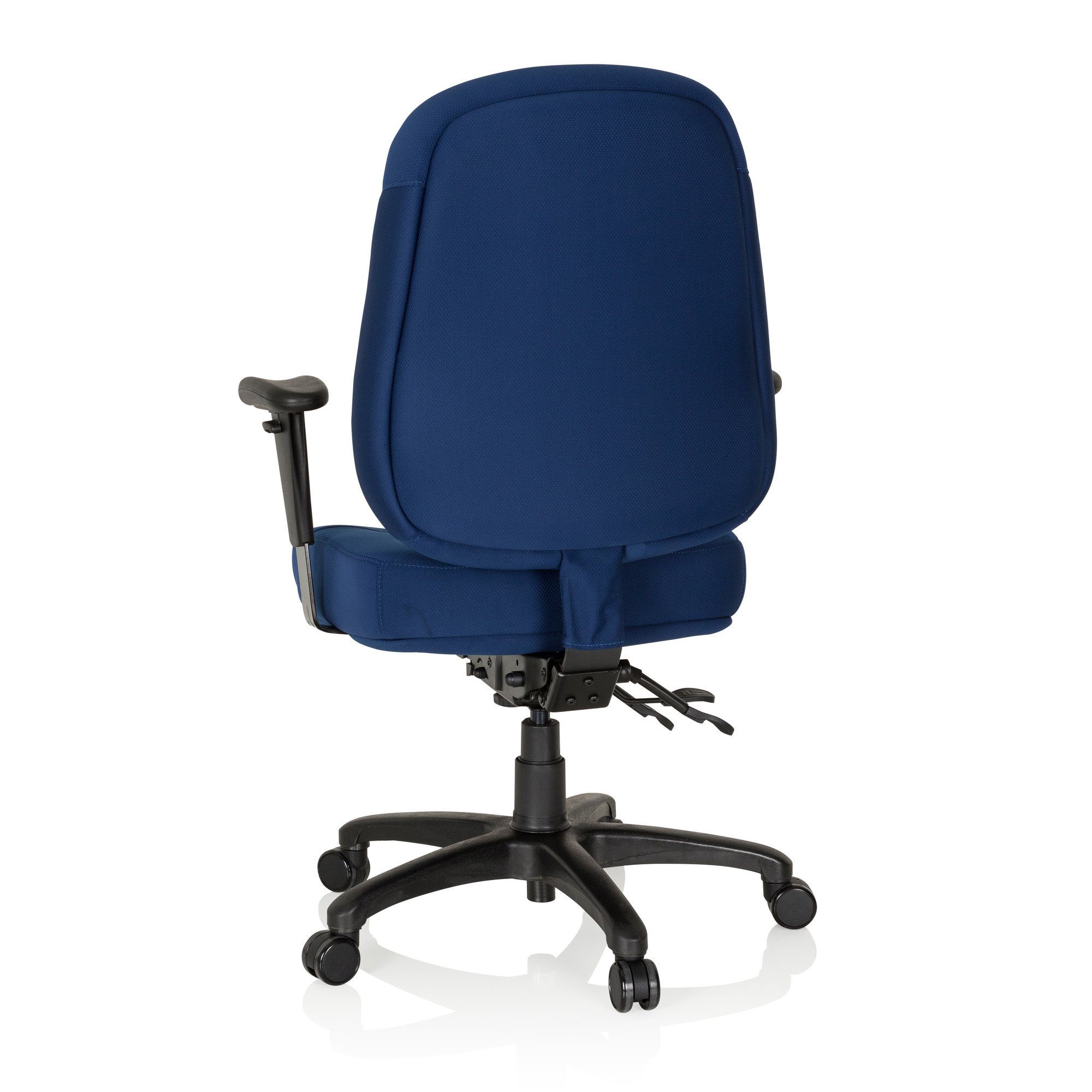 Drehstuhl (1 hjh St), Bürostuhl ergonomisch ZENIT Profi Blau Schreibtischstuhl Stoff XXL OFFICE