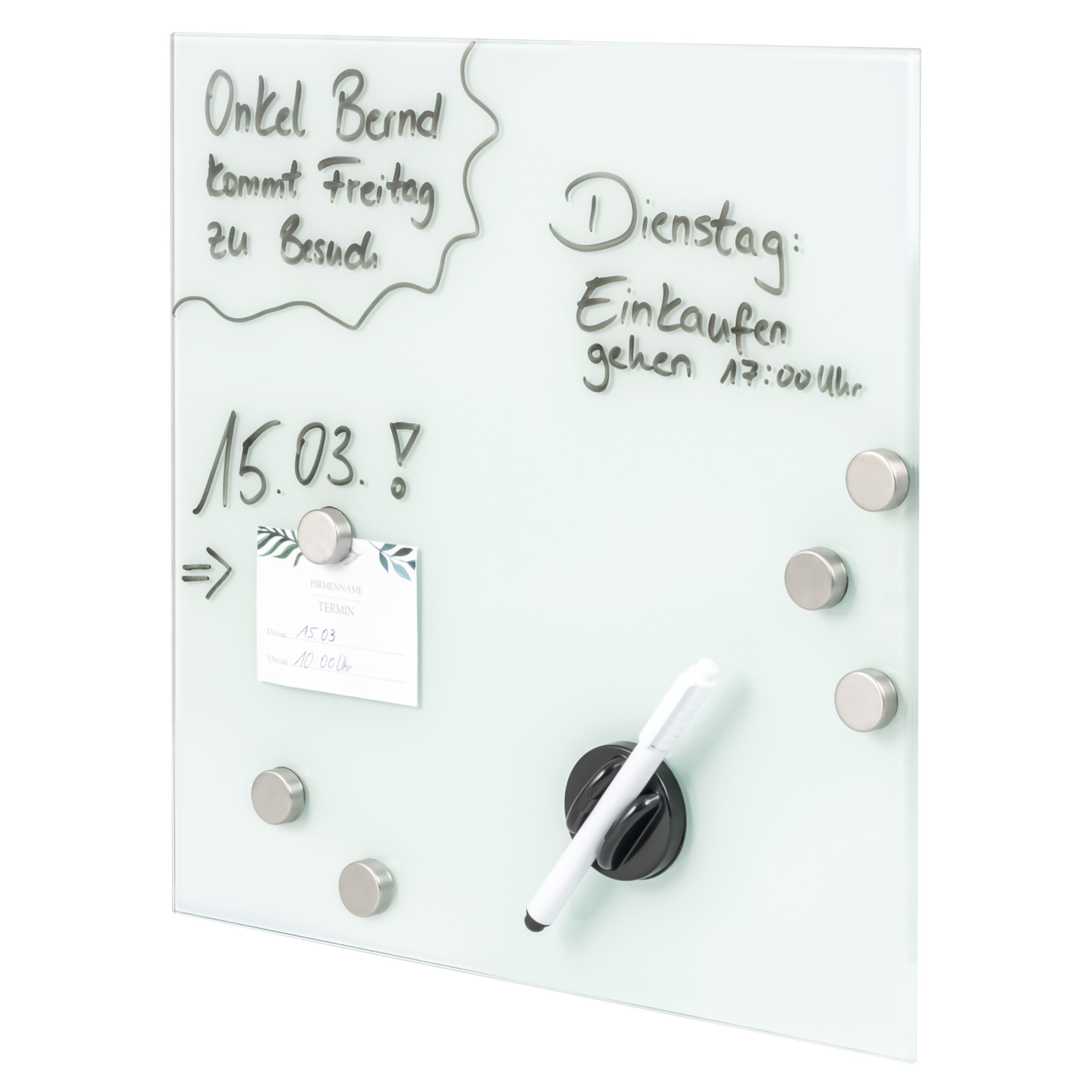 bremermann Magnettafel Magnettafel mit weißer Glasfront, günstig online kaufen