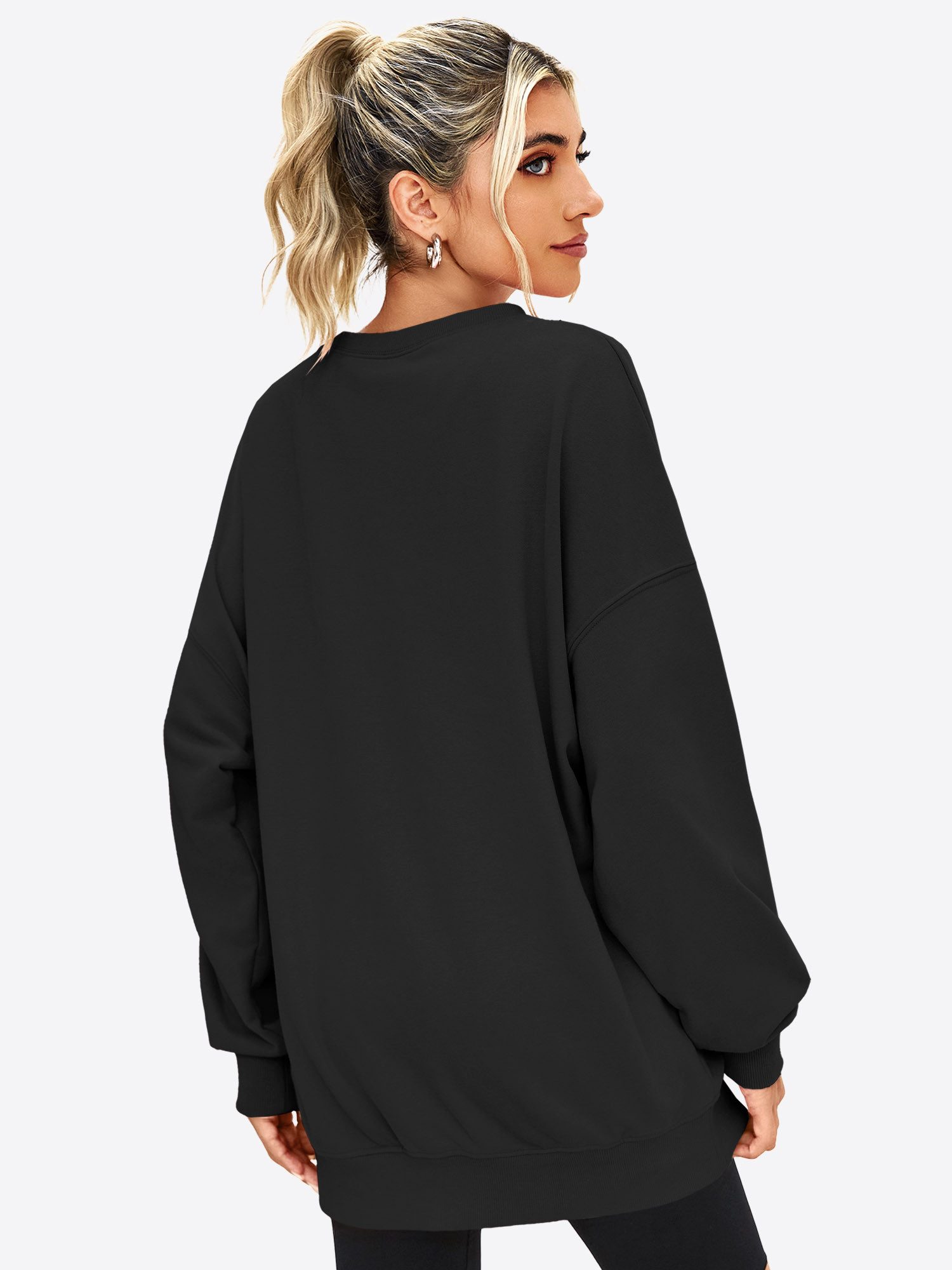 Imily Bela Sweatshirt Damen Oversize Pullover mit Rundhalsausschnitt (Packu günstig online kaufen