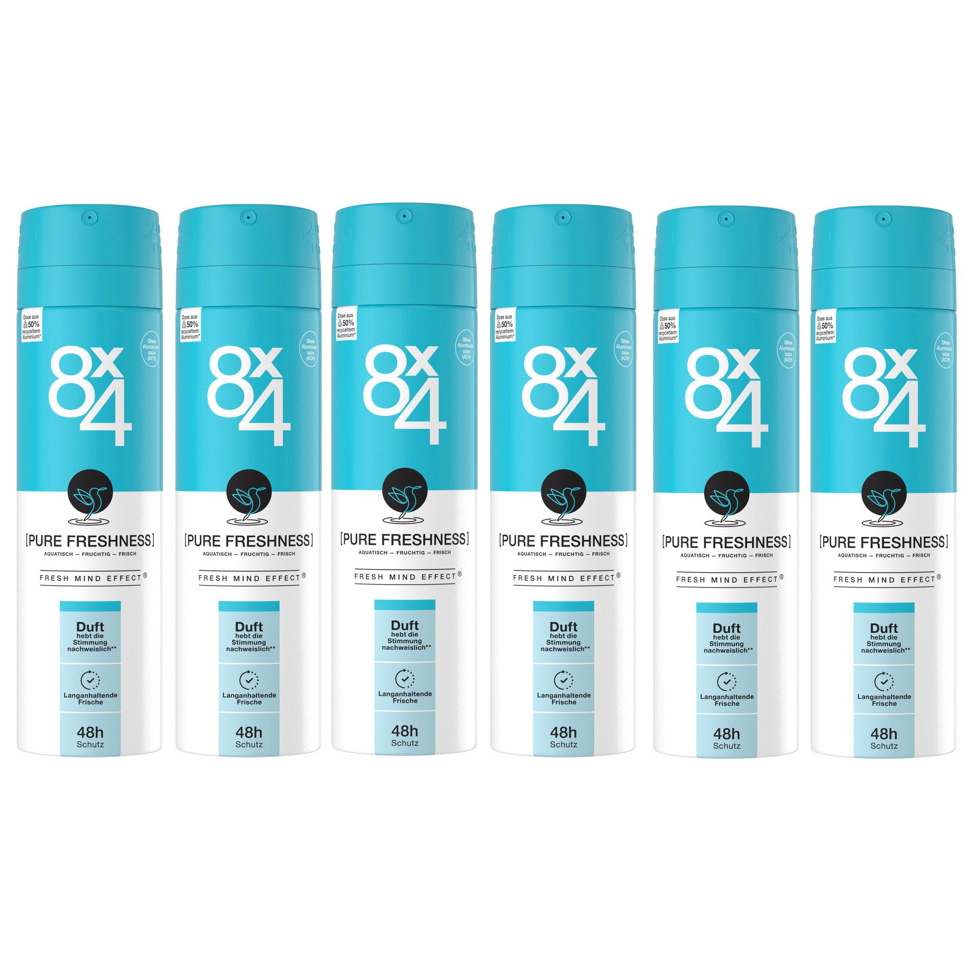 Deo-Spray Pure Freshness 6 x 150ml 48h pure Frische vegan