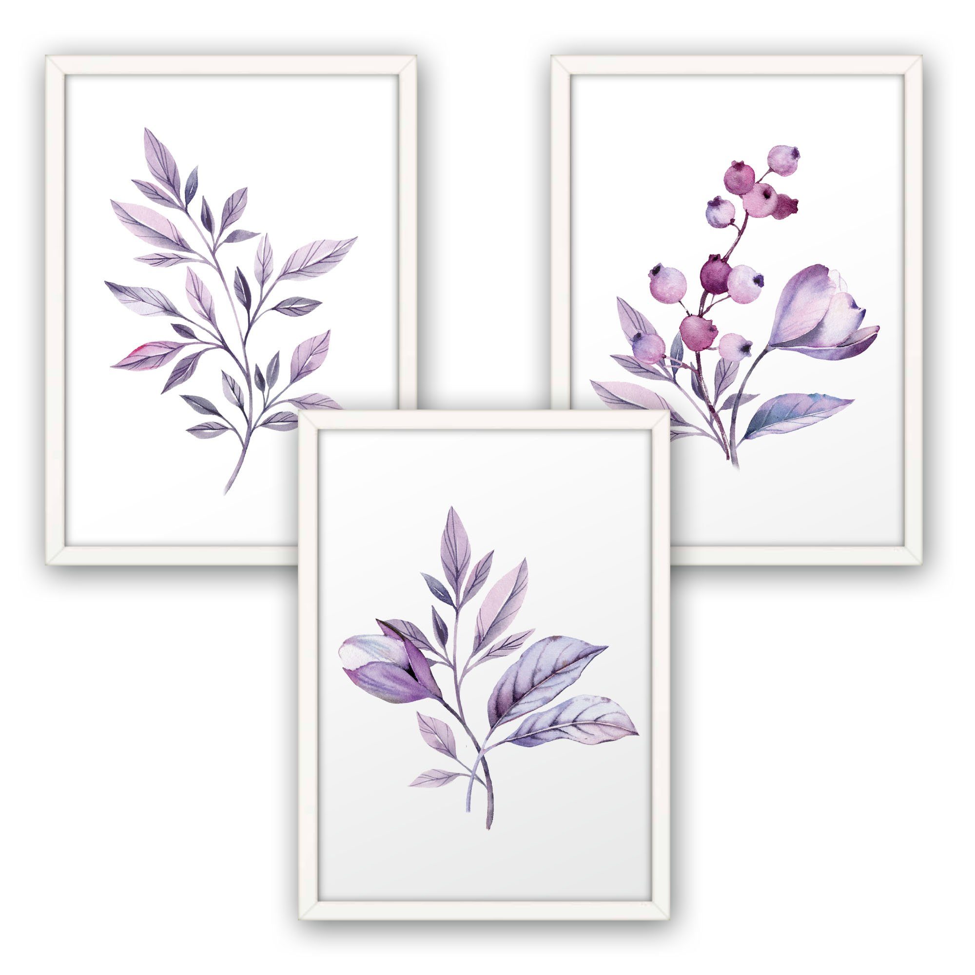 Kreative Feder Poster, Aquarell, lila, violett, günstig online kaufen