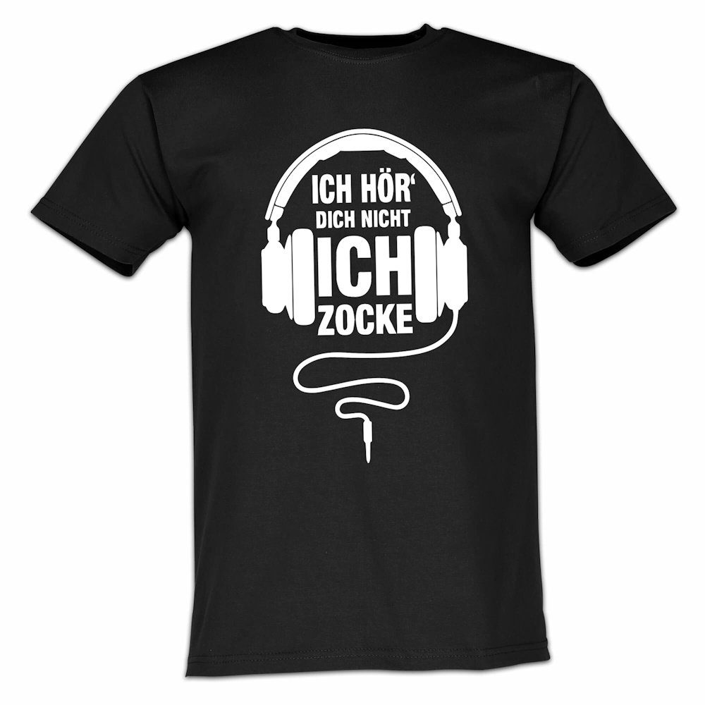 Lustige & Witzige T-Shirts T-Shirt T-Shirt Ich Zocke Gamer Games Fun Shirt Logo 73 T-Shirt, Logo, Spruch, Lustig