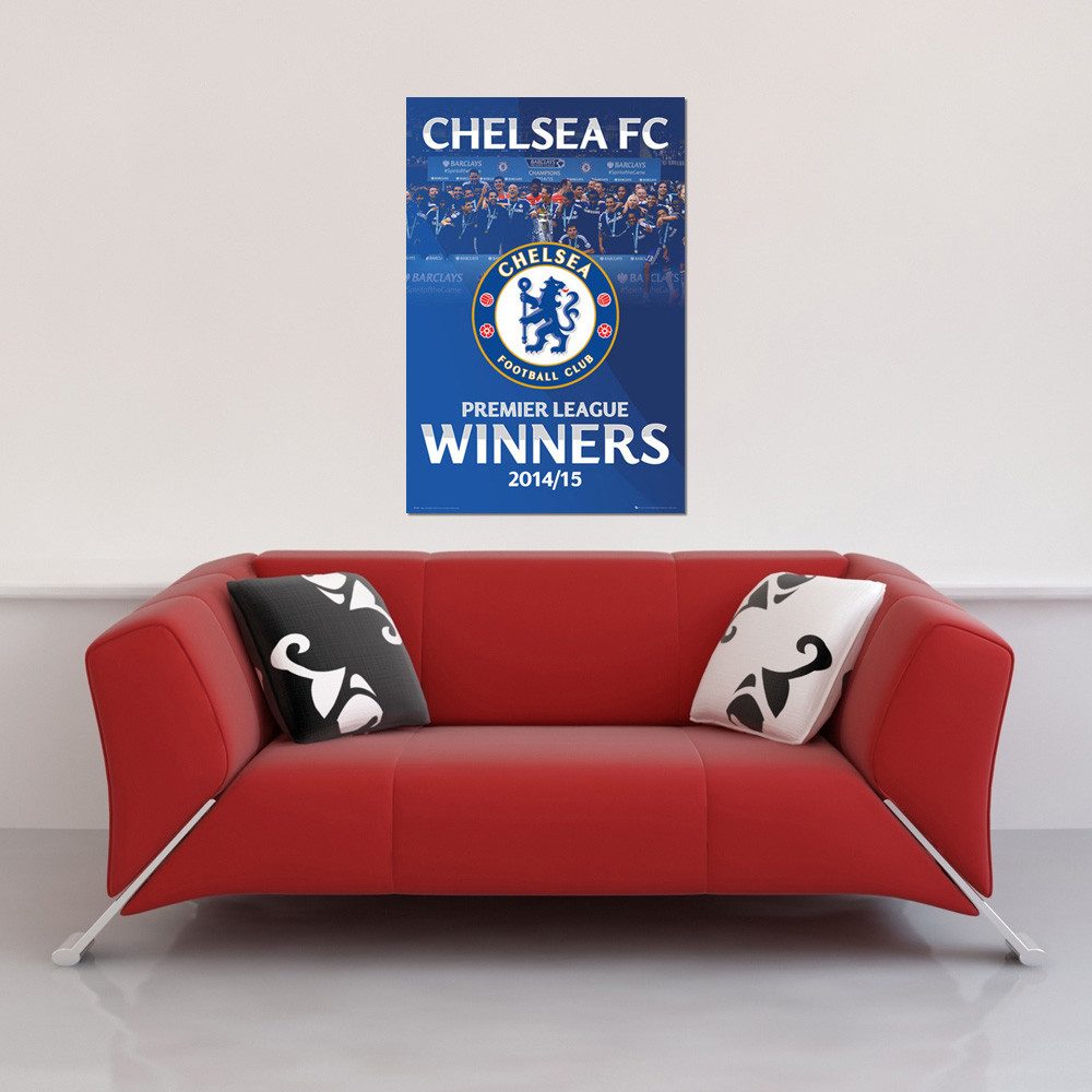 Poster Fußball - Poster - Chelsea - Premier League Winners 14/15
