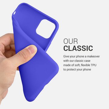 kwmobile Handyhülle Hülle für Apple iPhone 11 Pro Max, Hülle Silikon - Soft Handyhülle - Handy Case Cover - Baltik Blau