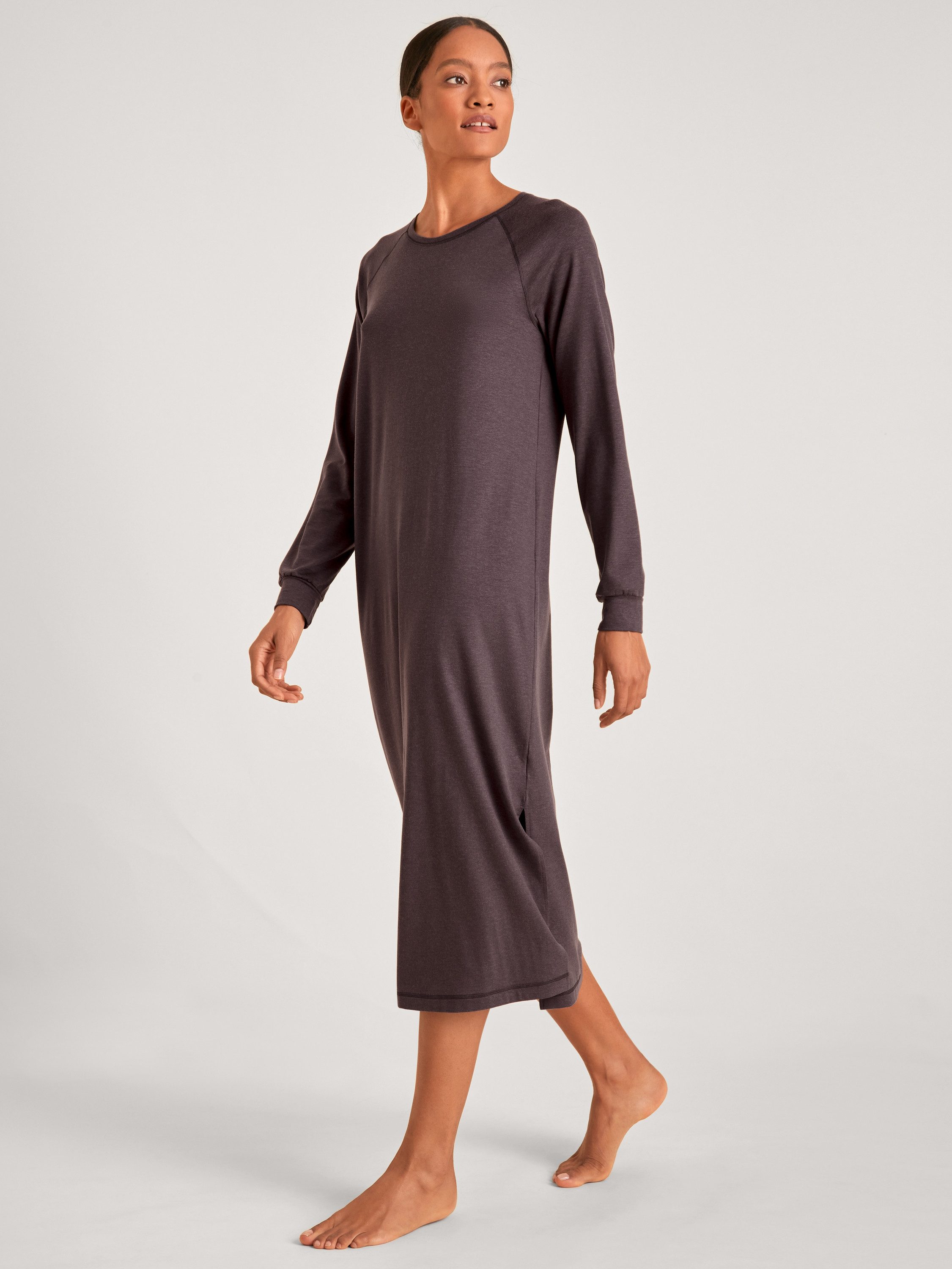 CALIDA Nachthemd DEEPSLEEPWEAR Warming Damen (1-tlg) Länge 120cm, wärmender Merino-TENCEL™ Mix