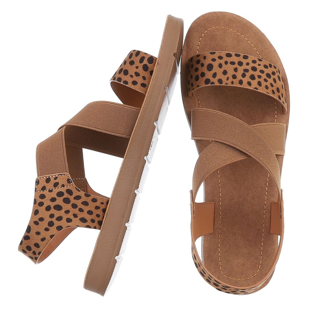 Ital-Design Modische Sommer-Sandalen mit verstellbaren Riemen Riemchensanda günstig online kaufen