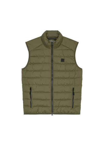 Marc O'Polo Strickweste Vest, sdnd, stand-up collar, zip po