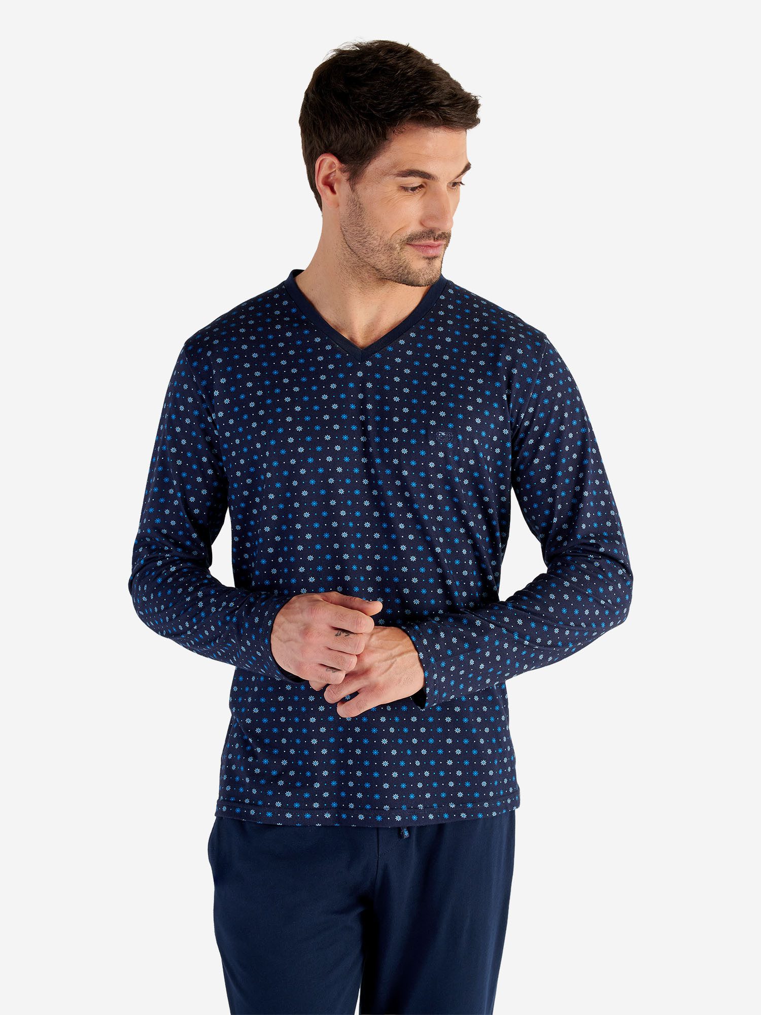 Hom Pyjama Bo (2 tlg) Schlafanzug, Pyjama Set, Nachtwäsche