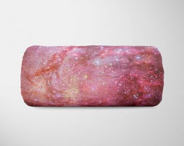 Sinus Art Handtücher Handtuch Strandhandtuch Saunatuch Kuscheldecke mit Fotomotiv Galaxie Universum, Baumwolle-Polyester-Mix (1-St), Handtuch