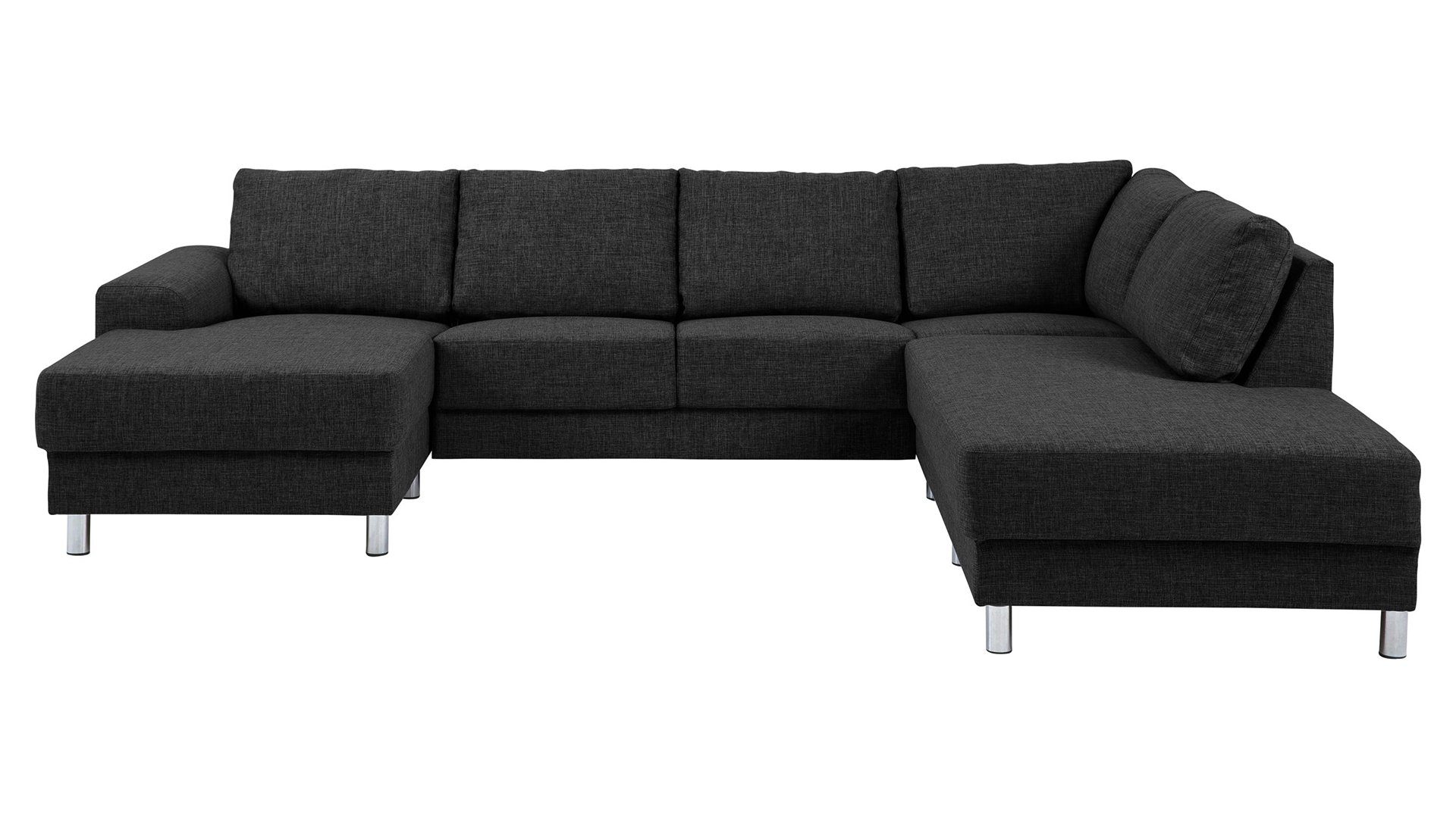 ebuy24 Sofa mit rechts Ecksofa Calverton i mane gewendeten