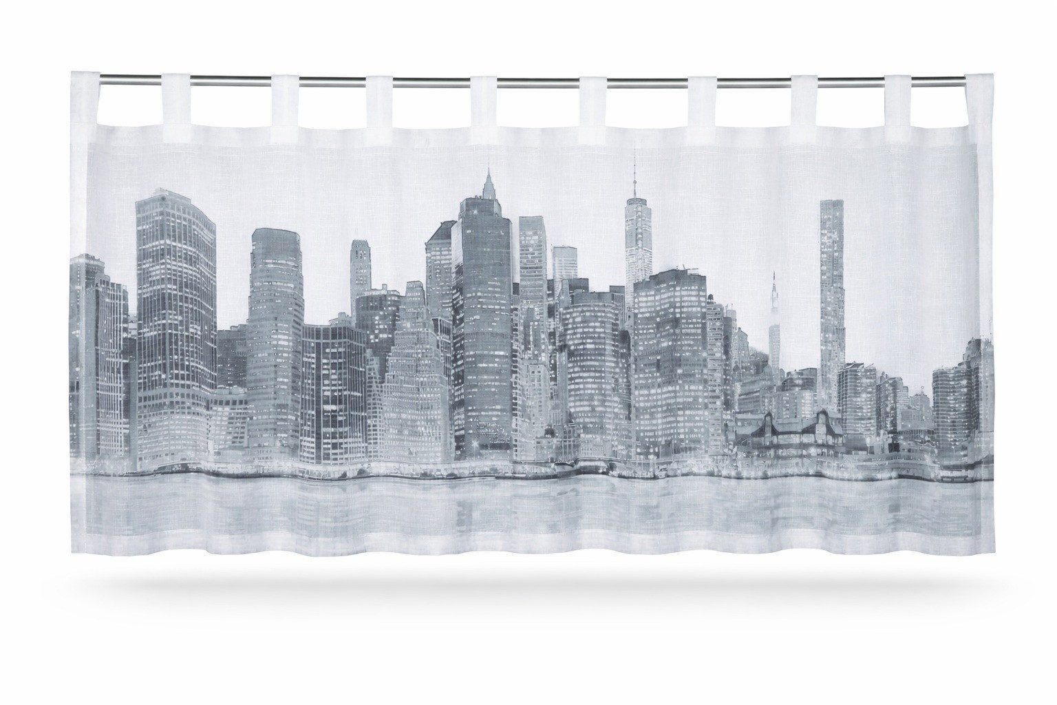 WILLKOMMEN ZUHAUSE by ALBANI GROUP Scheibengardine Scheibengardine "Sally" (1 St), Schlaufen, transparent