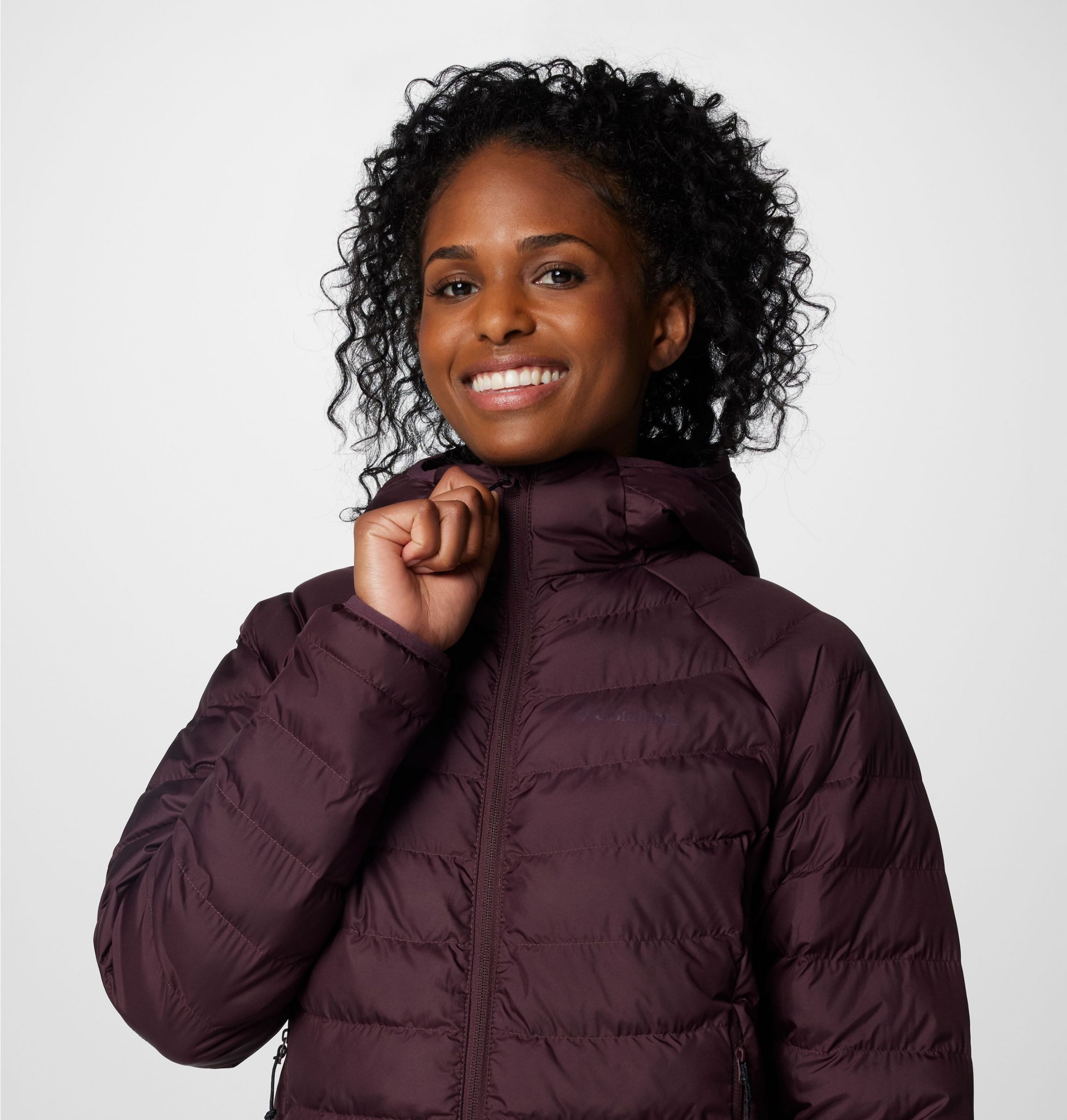 Columbia Steppjacke Powder Lite II Hooded Jacket wasserabweisende Außenjacke, leichte Steppjacke, mit Reißverschluss